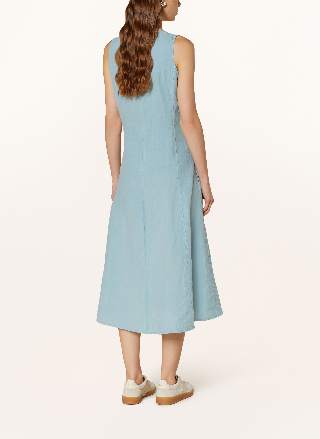 Marc O'Polo Linen dress, Color: TURQUOISE (Image 3)