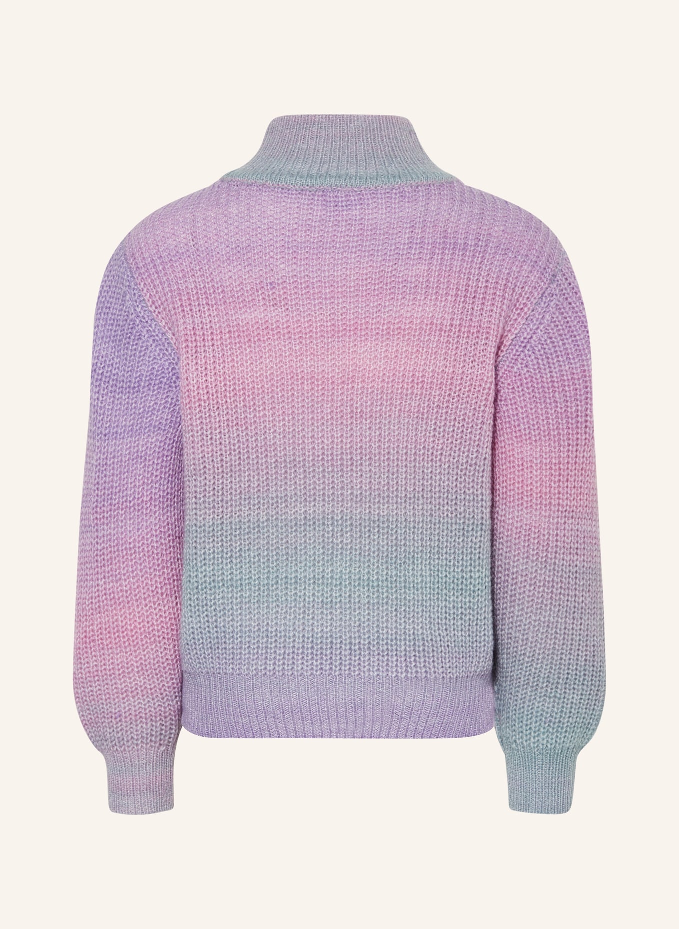 s.Oliver RED Pullover, stripe-detail zipped hoodie Grey (Bild 2)