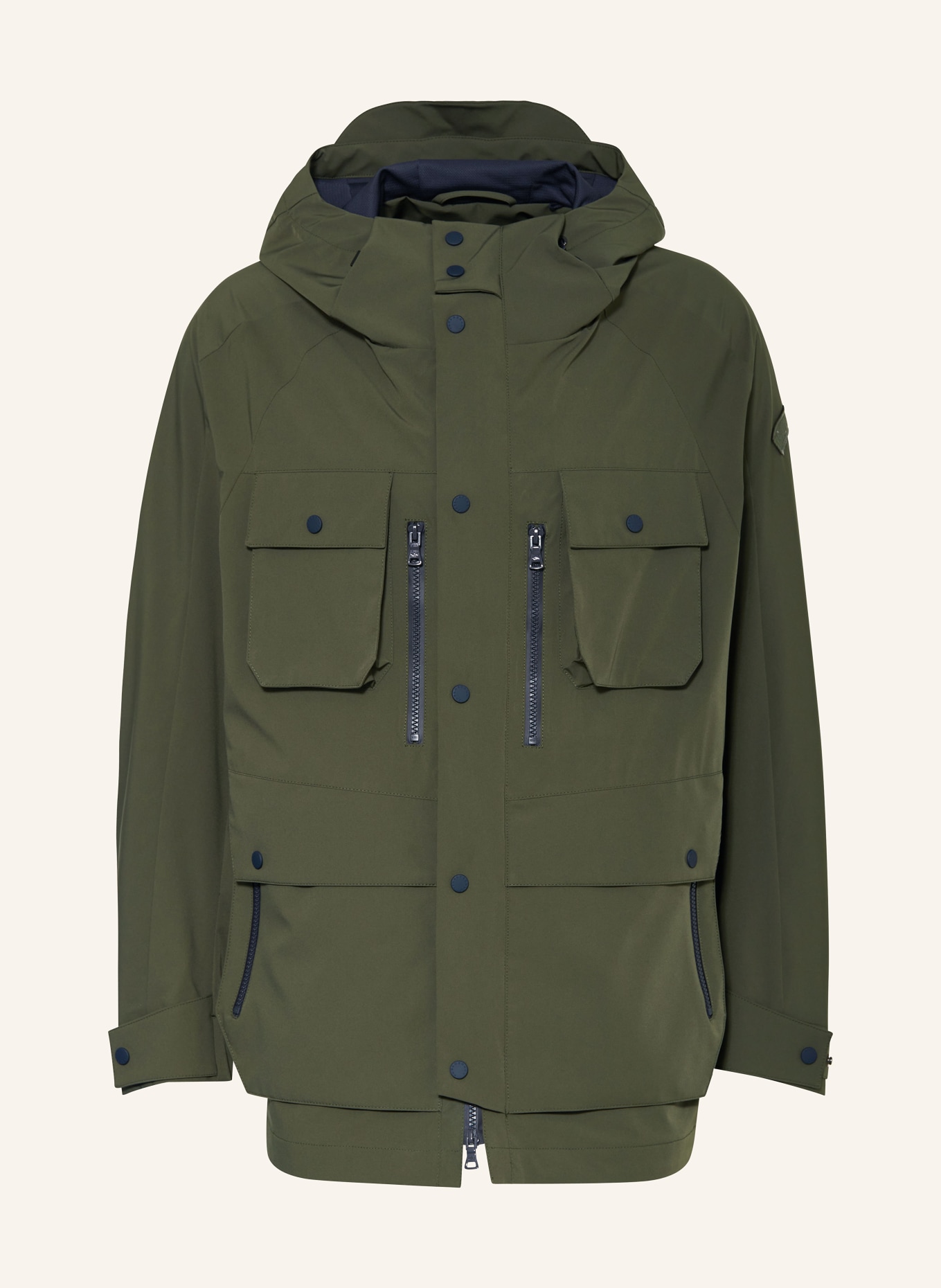 Hooded field cheap jacket