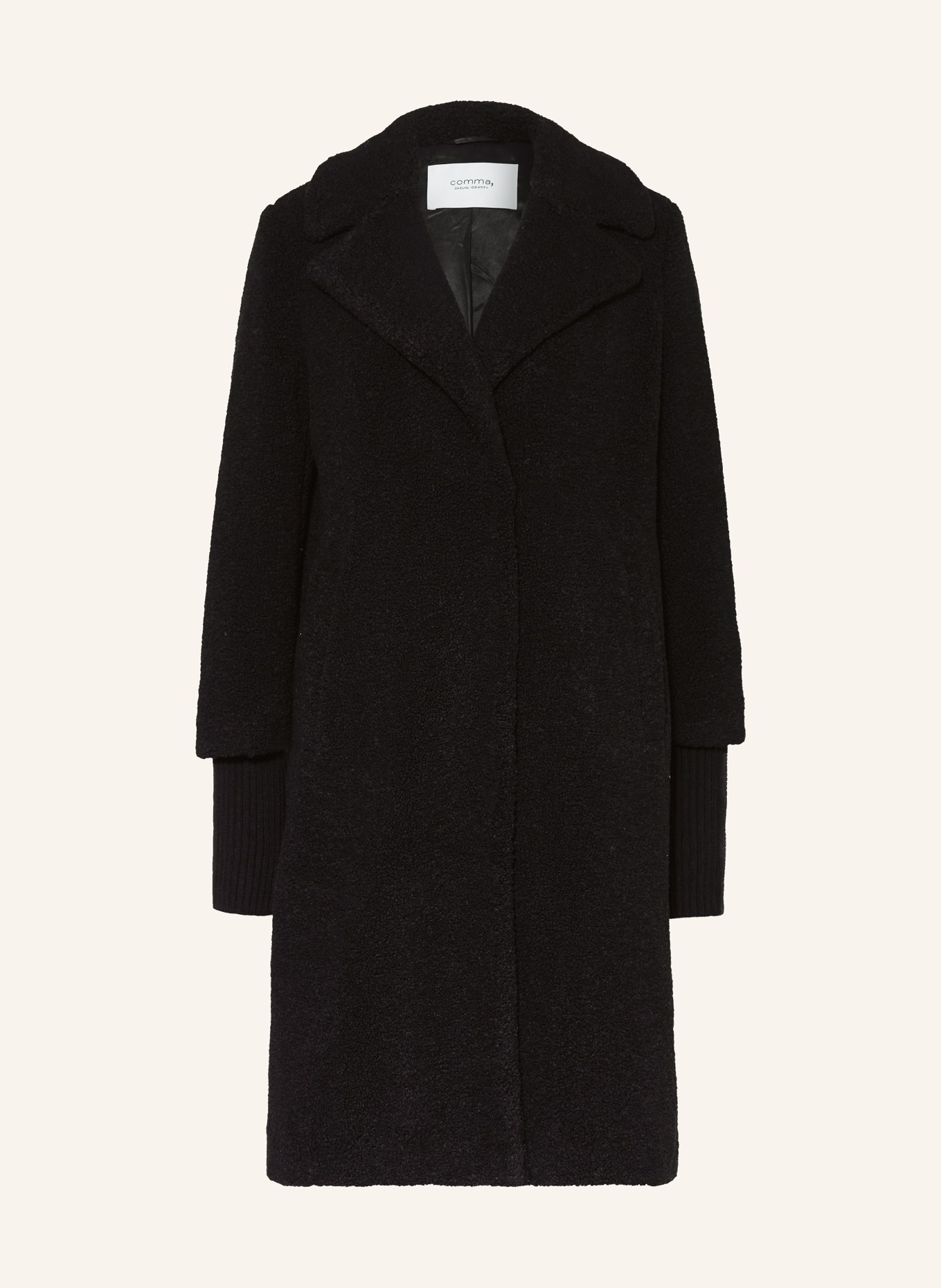 Teddyfell Mantel White Label Mantel Gelb Comma Casual Identity