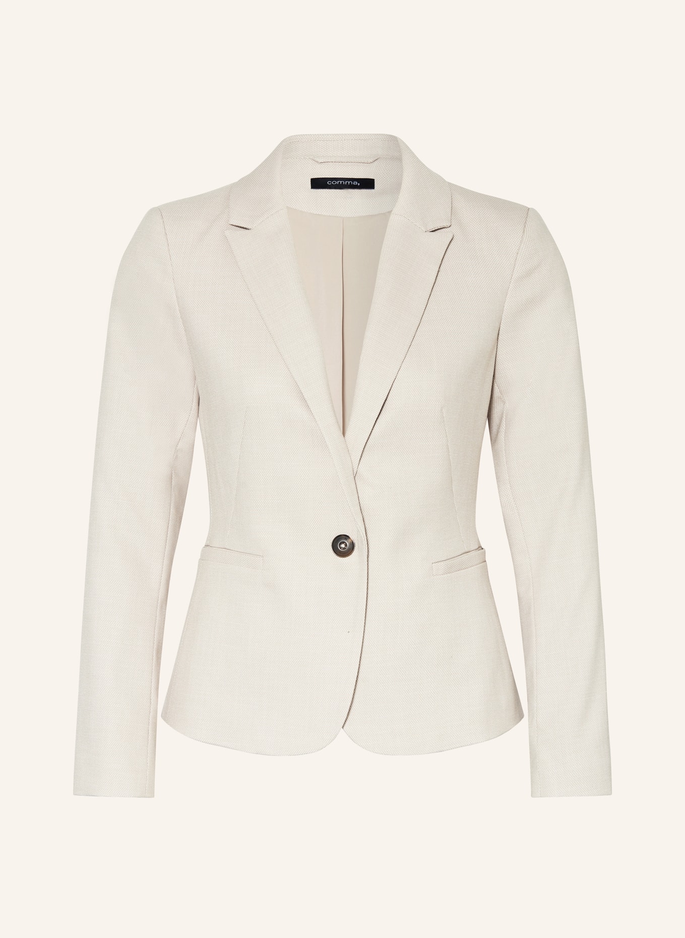 comma Blazer, Color: CREAM (Image 1)