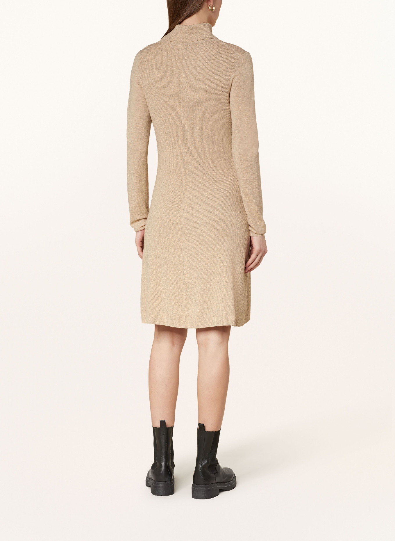 Tan knit dress new arrivals