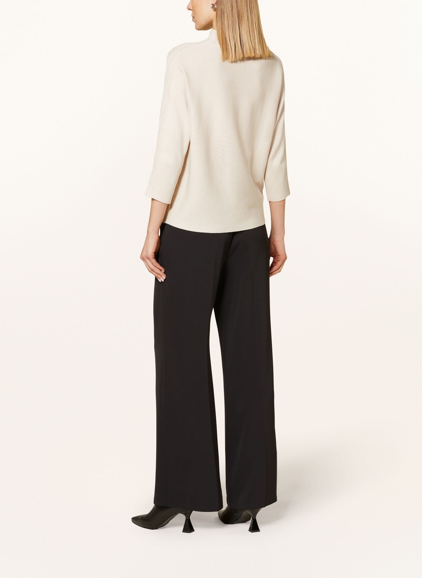 comma Pullover mit 3/4-Arm: CREME