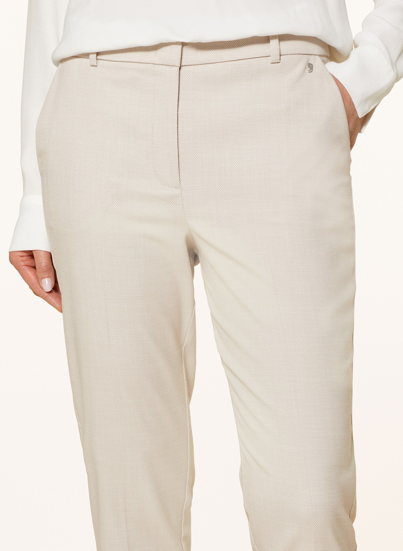 comma Trousers, Color: CREAM (Image 4)