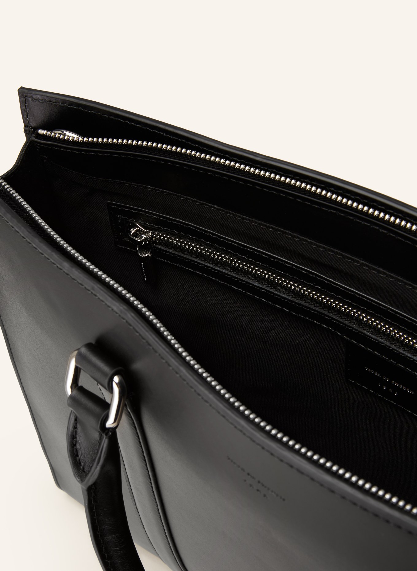 TIGER OF SWEDEN Laptop bag BREVIS S, Color: BLACK (Image 3)
