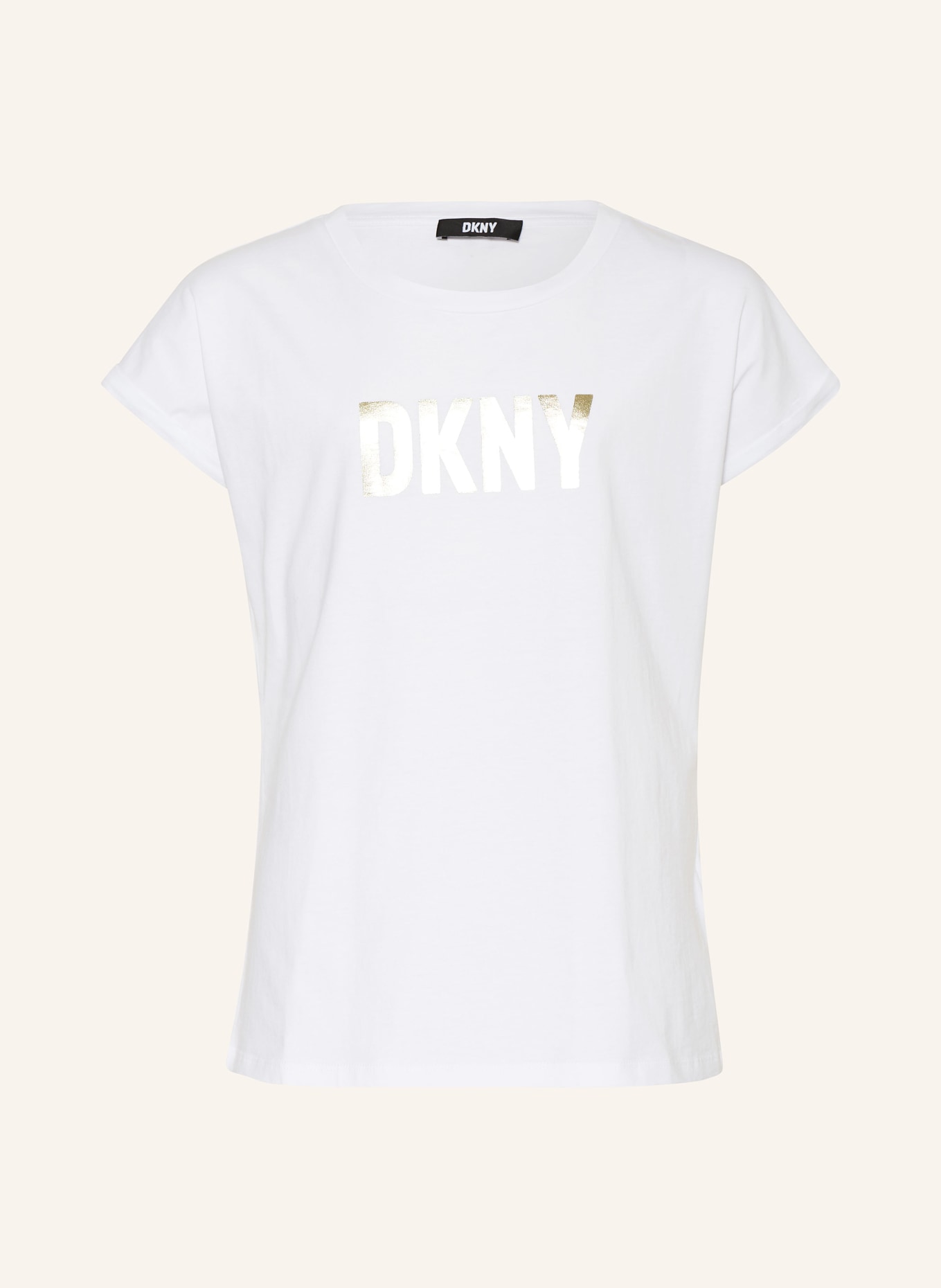 DKNY T-shirt, Kolor: BIAŁY (Obrazek 1)