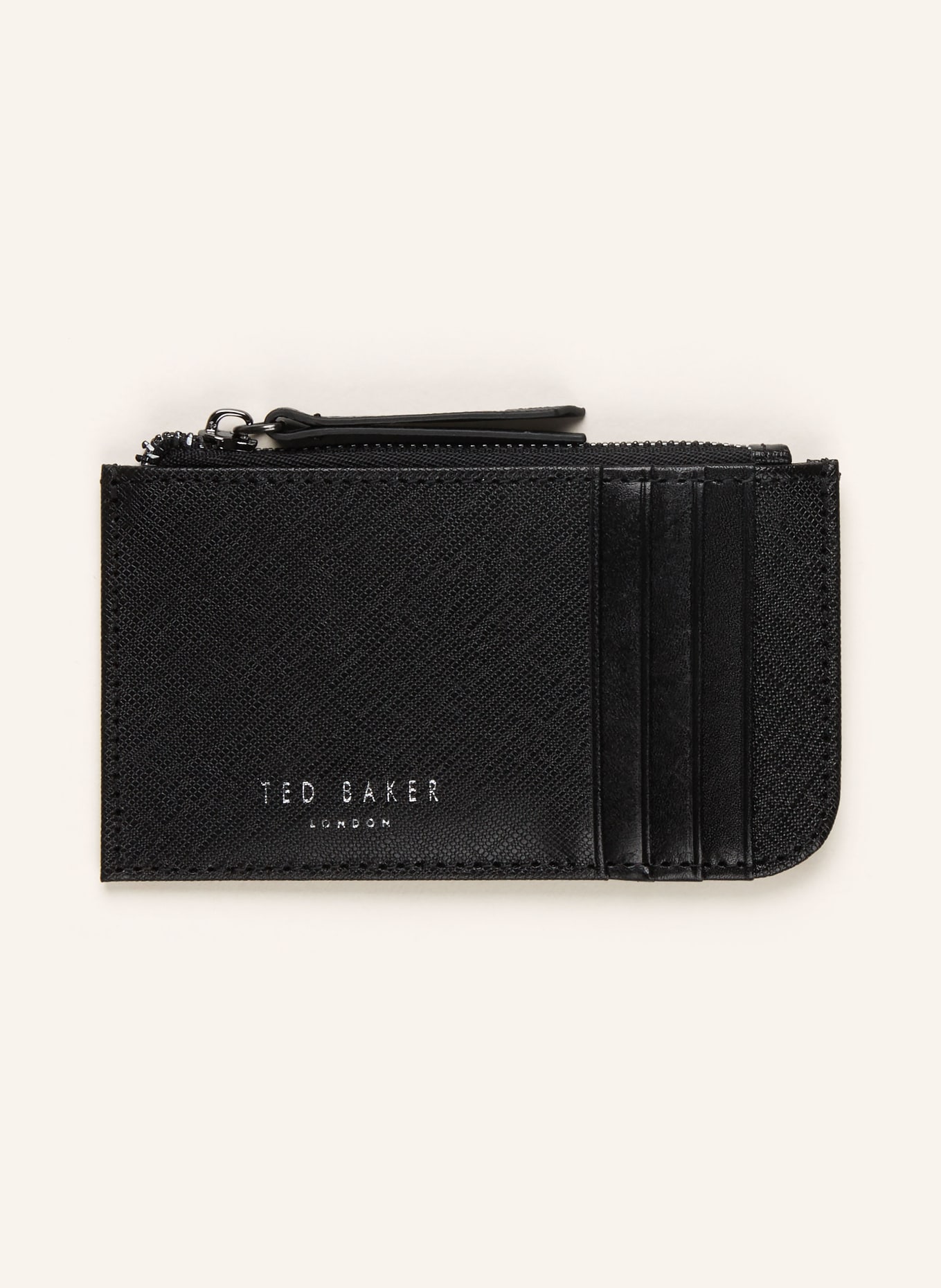 TED BAKER Set SANTEL: Saffiano belt and card case, Color: BLACK (Image 3)
