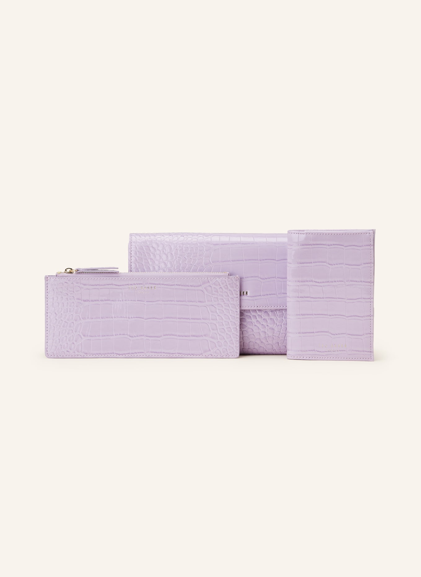 TED BAKER Passport case ABBIISS with pouch, Color: LIGHT PURPLE (Image 3)