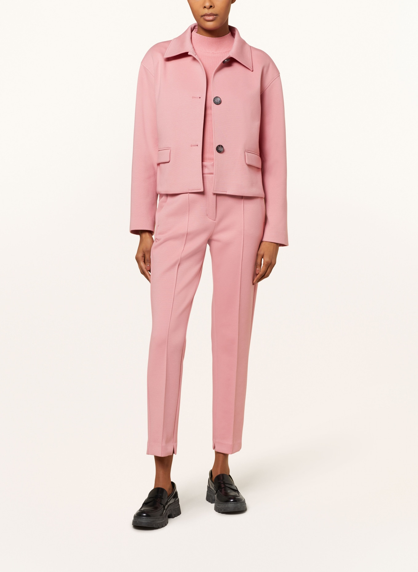 BEAUMONT Kastenjacke PAOLA aus Jersey: ROSÉ