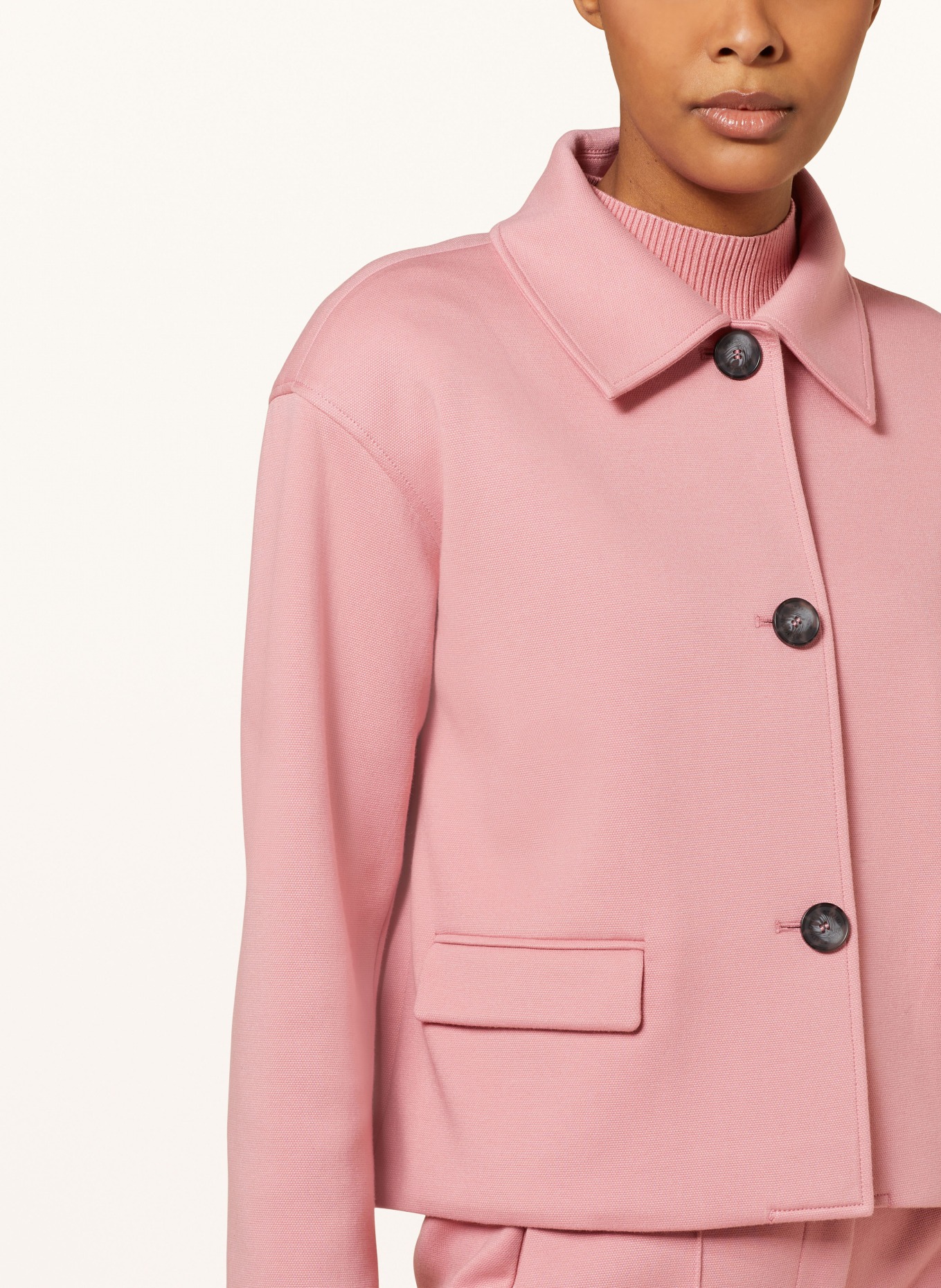 BEAUMONT Kastenjacke PAOLA aus Jersey: ROSÉ