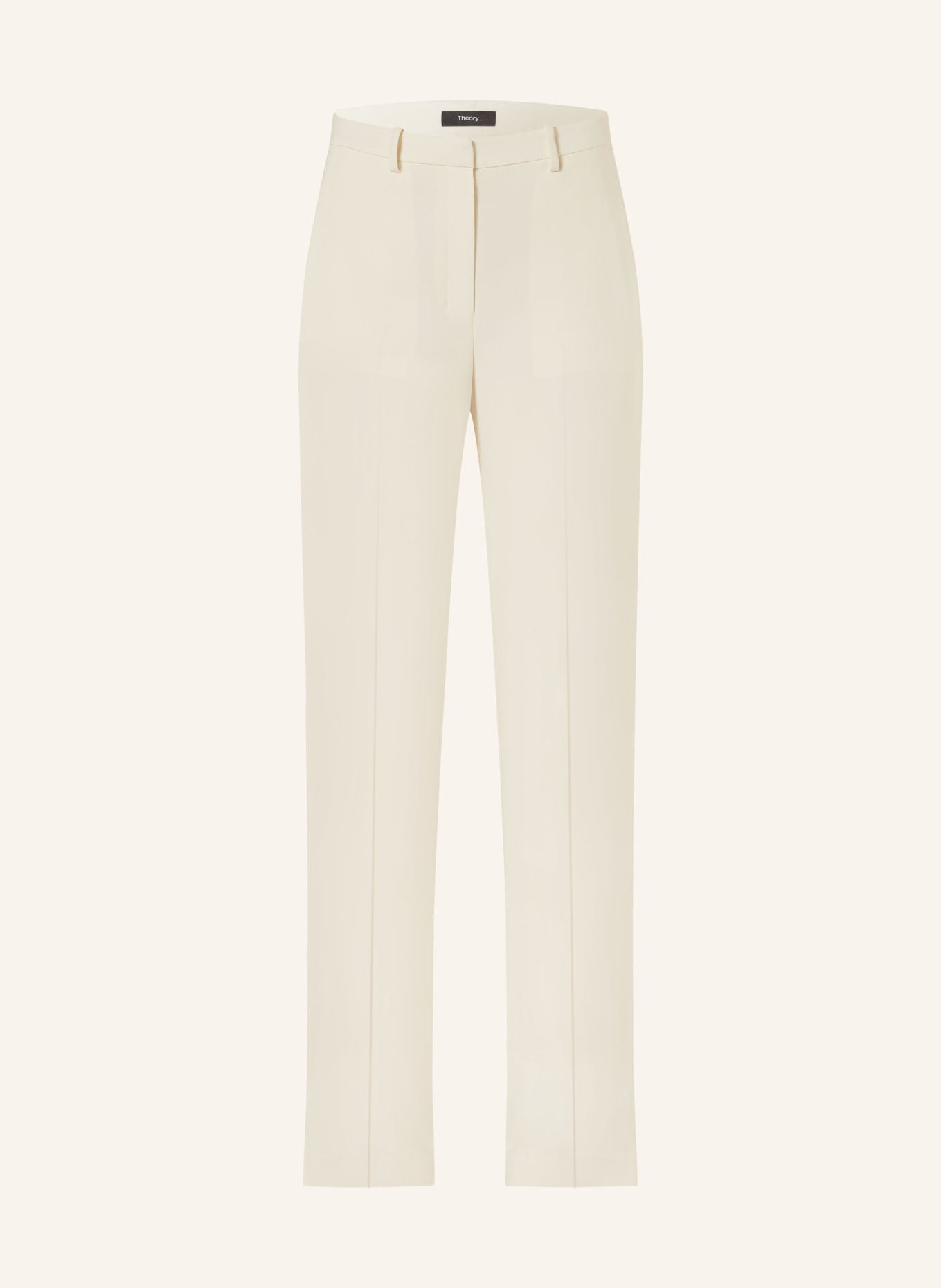 Theory Wide leg trousers, Color: CREAM (Image 1)
