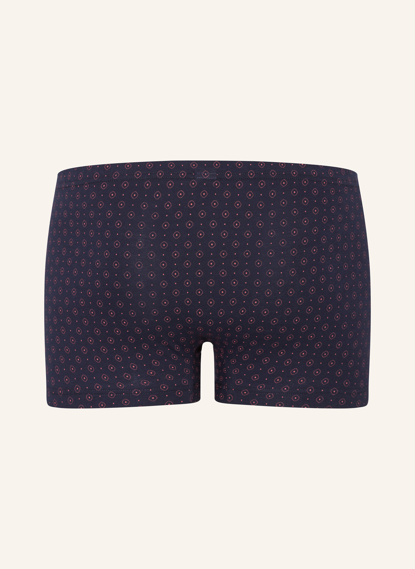 mey Boxer shorts series POINTED, Color: DARK BLUE/ PINK (Image 2)