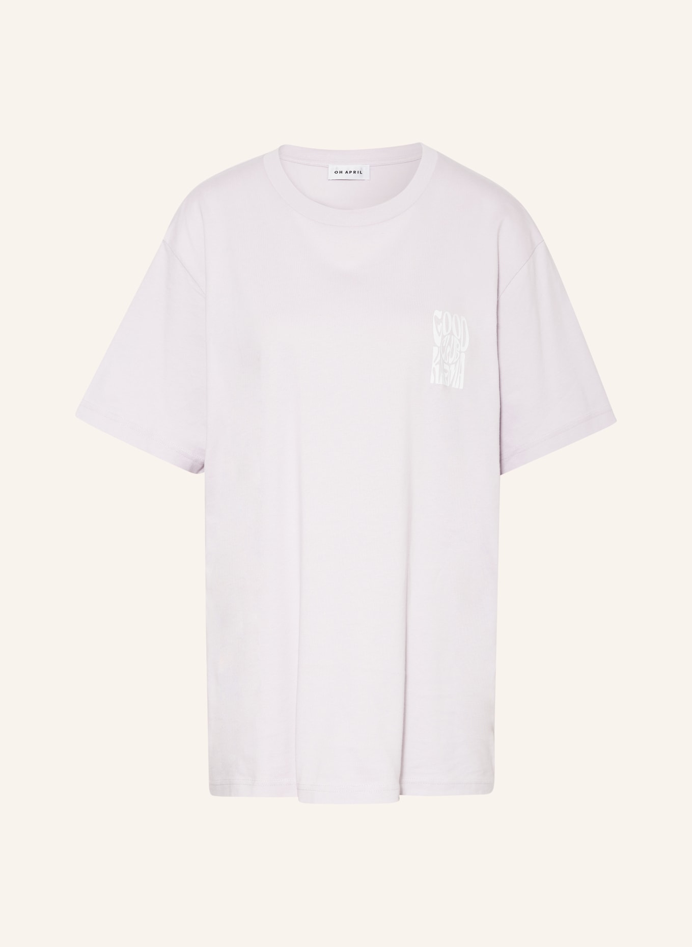 OH APRIL T-shirt BOYFRIEND, Kolor: JASNOFIOLETOWY (Obrazek 1)