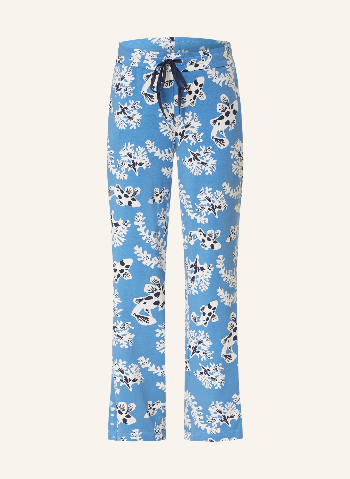 mey Spodnie od piżamy z serii LOLI, Kolor: NIEBIESKI/ BIAŁY/ GRANATOWY (Obrazek 1)