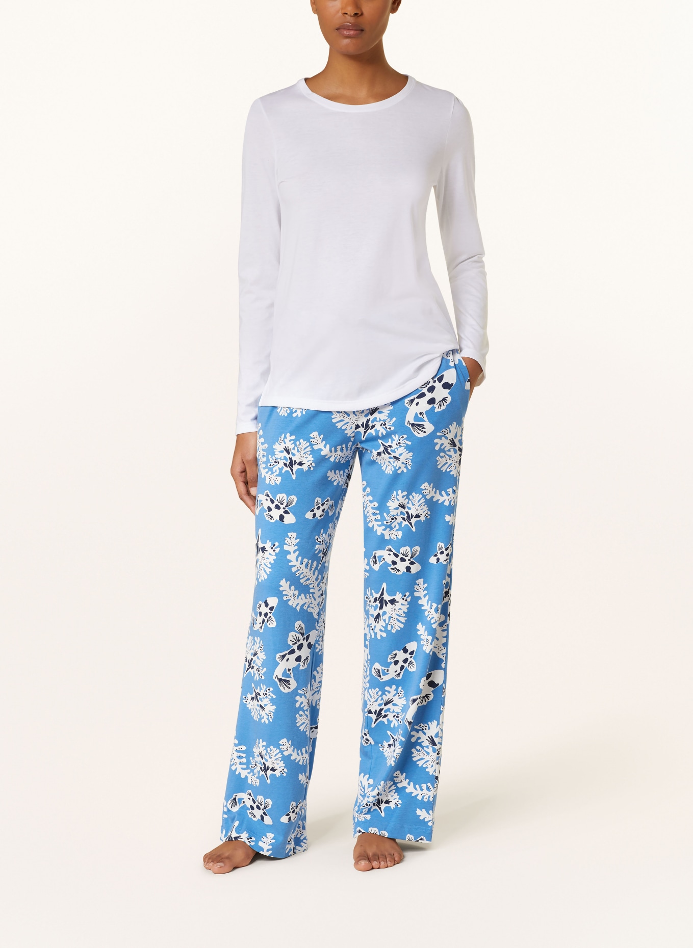 mey Pajama pants LOLI series, Color: BLUE/ WHITE/ DARK BLUE (Image 2)