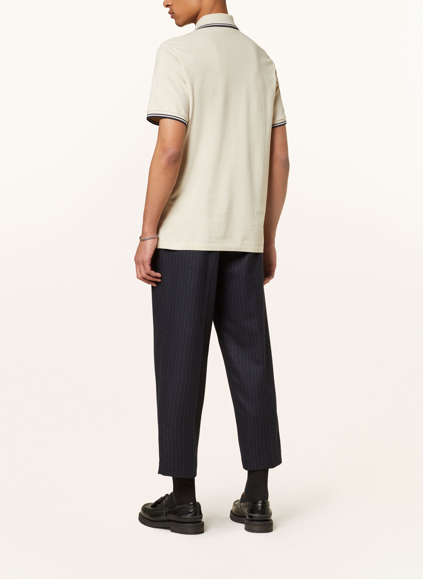 SANDRO Piqué-Poloshirt Slim Fit, Farbe: BEIGE (Bild 3)