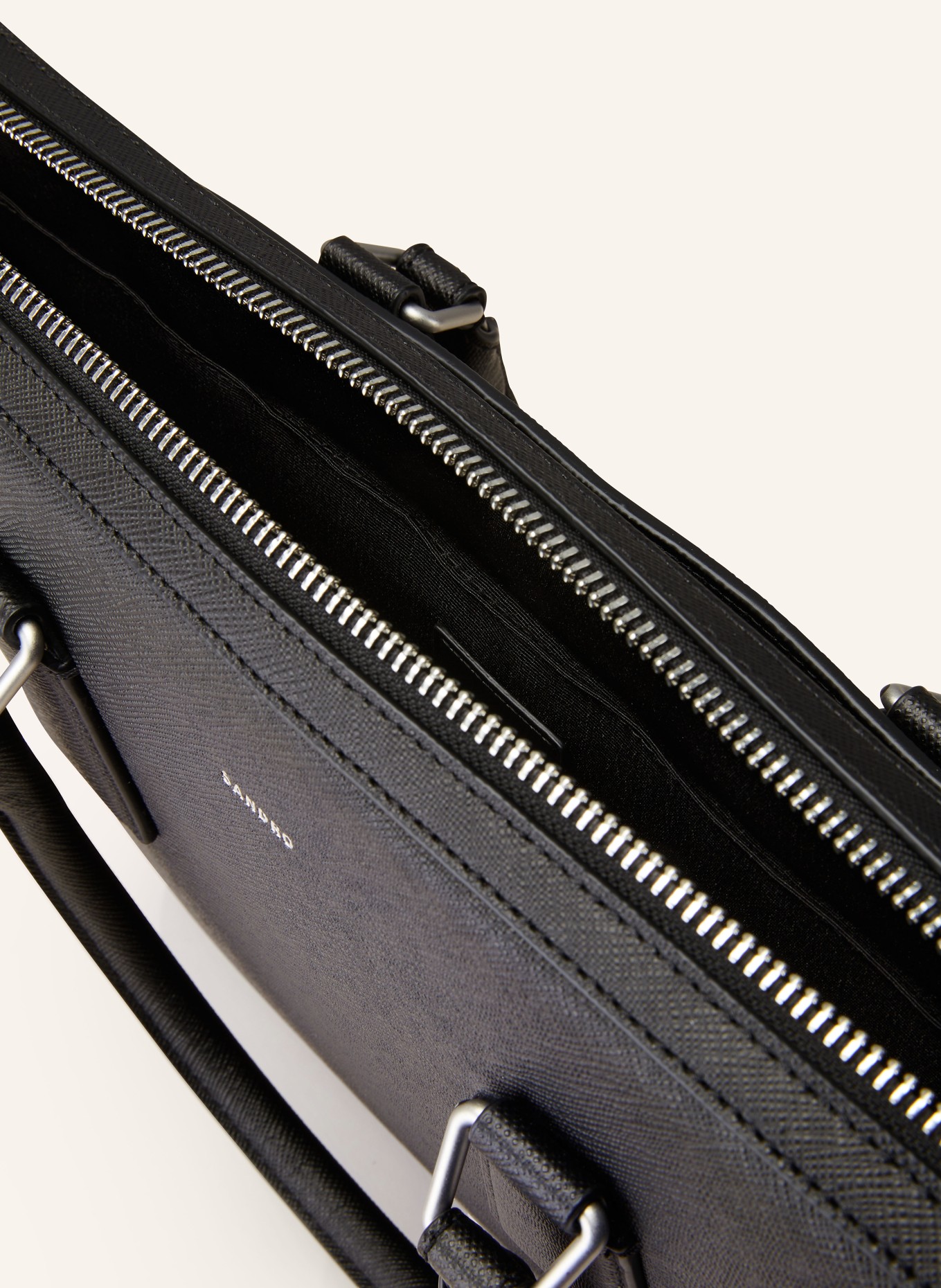 SANDRO Laptop-Tasche, Farbe: SCHWARZ (Bild 3)