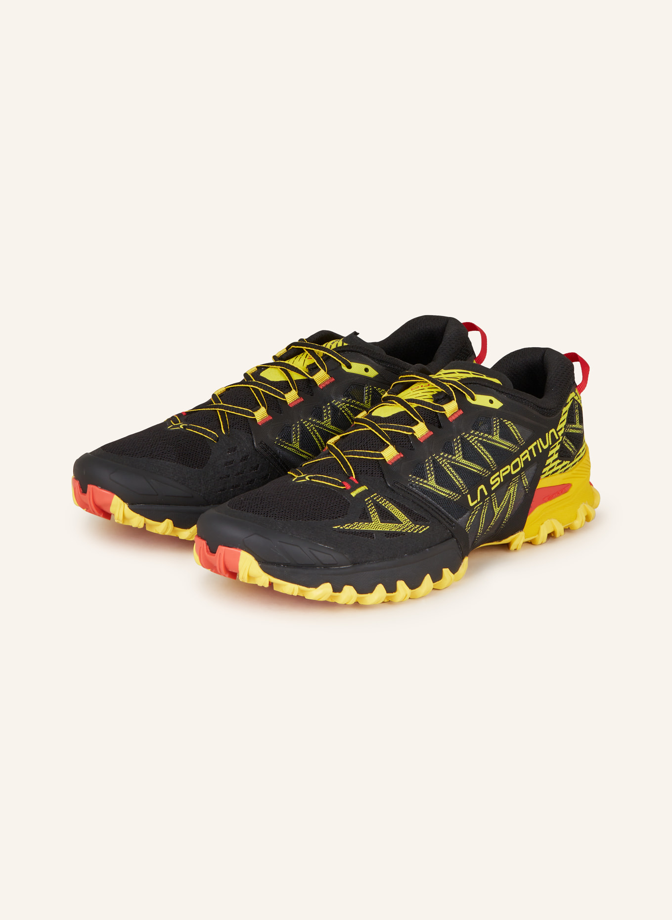 LA SPORTIVA Trail running shoes BUSHIDO III, Color: BLACK/ YELLOW/ RED (Image 1)
