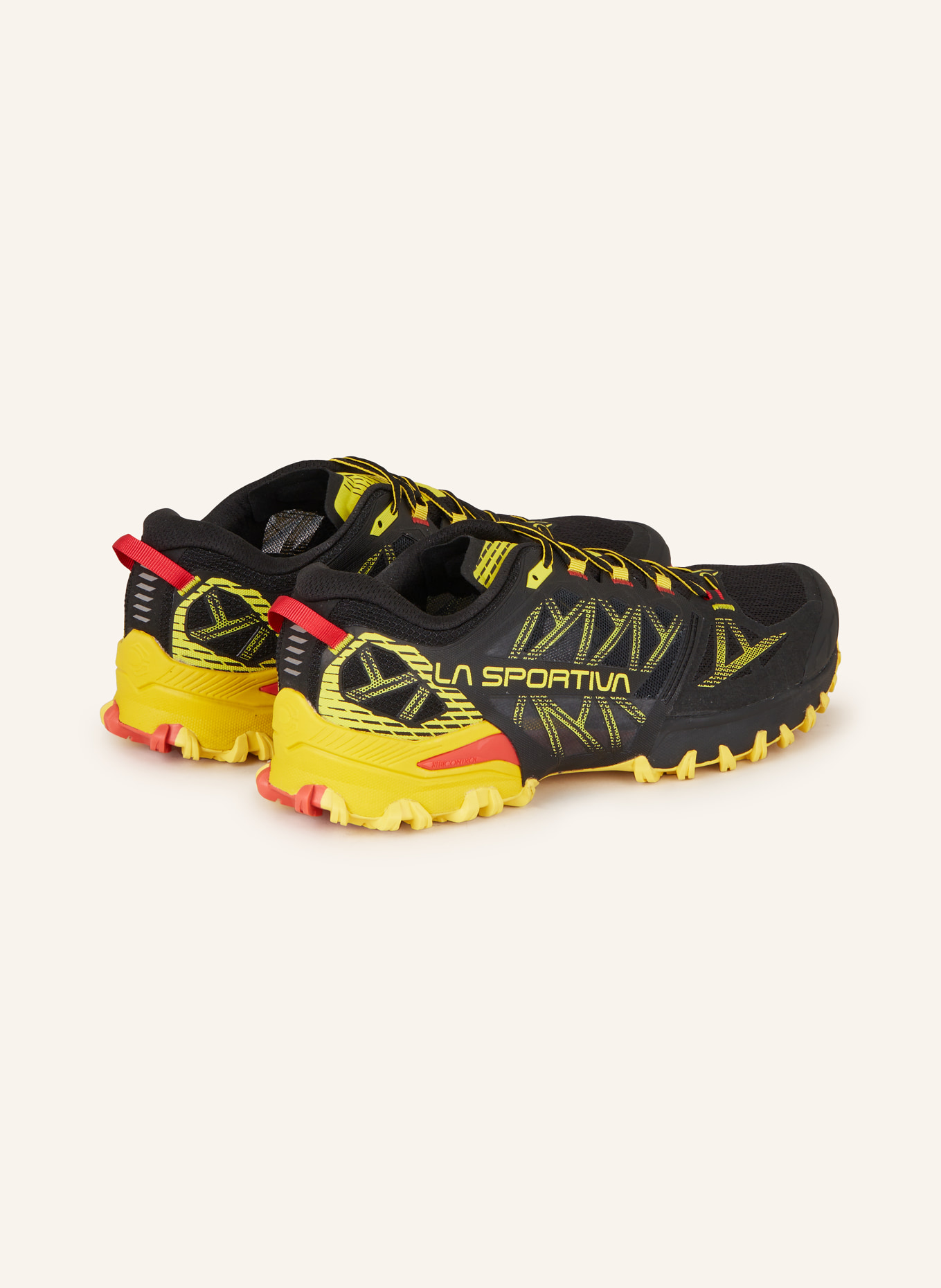 LA SPORTIVA Trail running shoes BUSHIDO III, Color: BLACK/ YELLOW/ RED (Image 2)