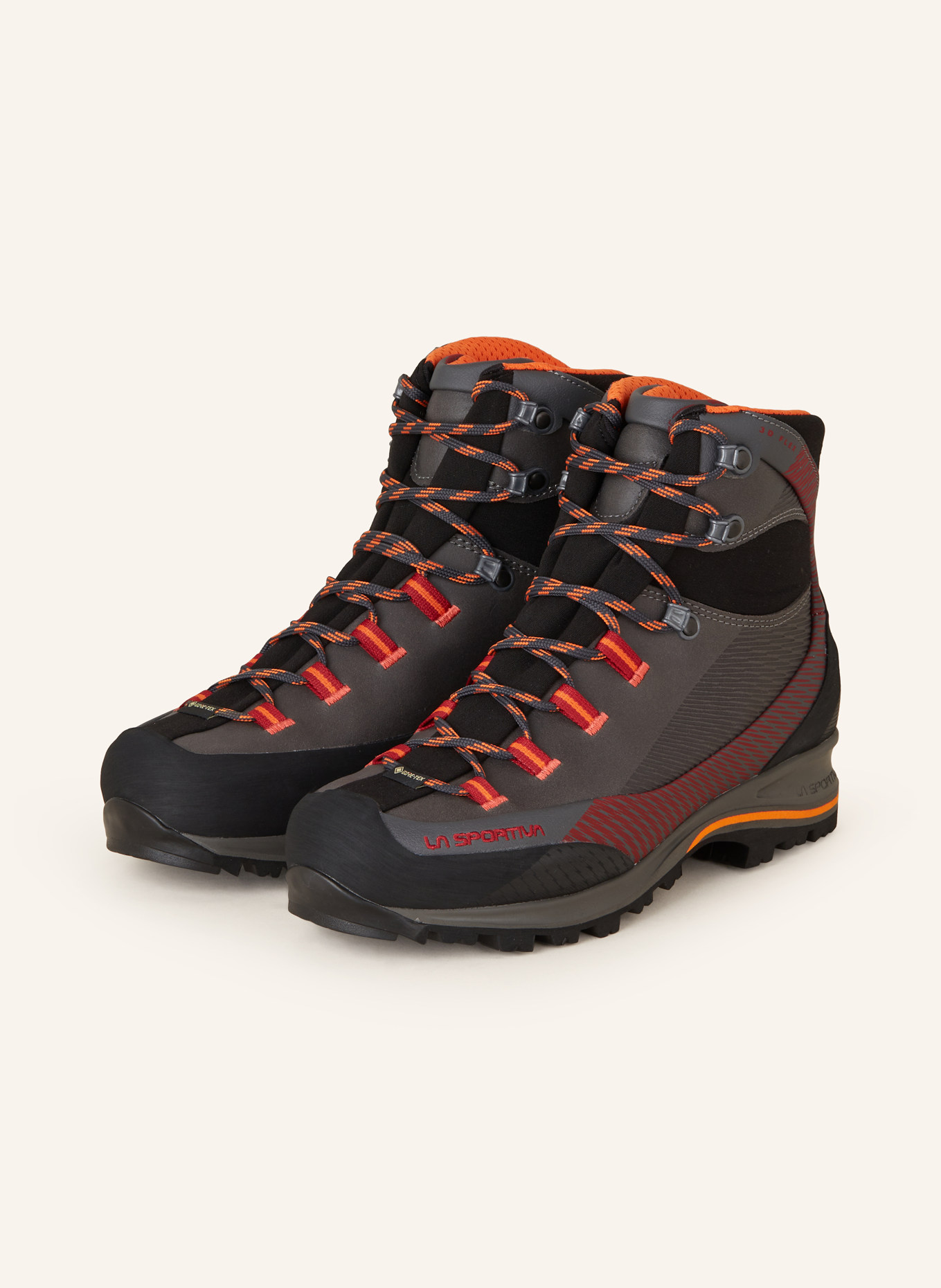 LA SPORTIVA Trekking shoes TRANGO TRK GTX, Color: GRAY/ BLACK/ ORANGE (Image 1)