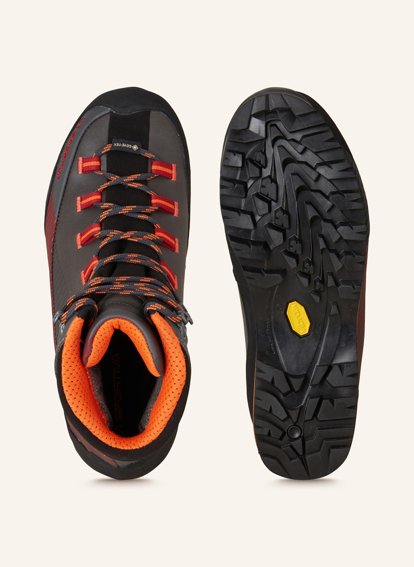 LA SPORTIVA Trekking shoes TRANGO TRK GTX, Color: GRAY/ BLACK/ ORANGE (Image 5)