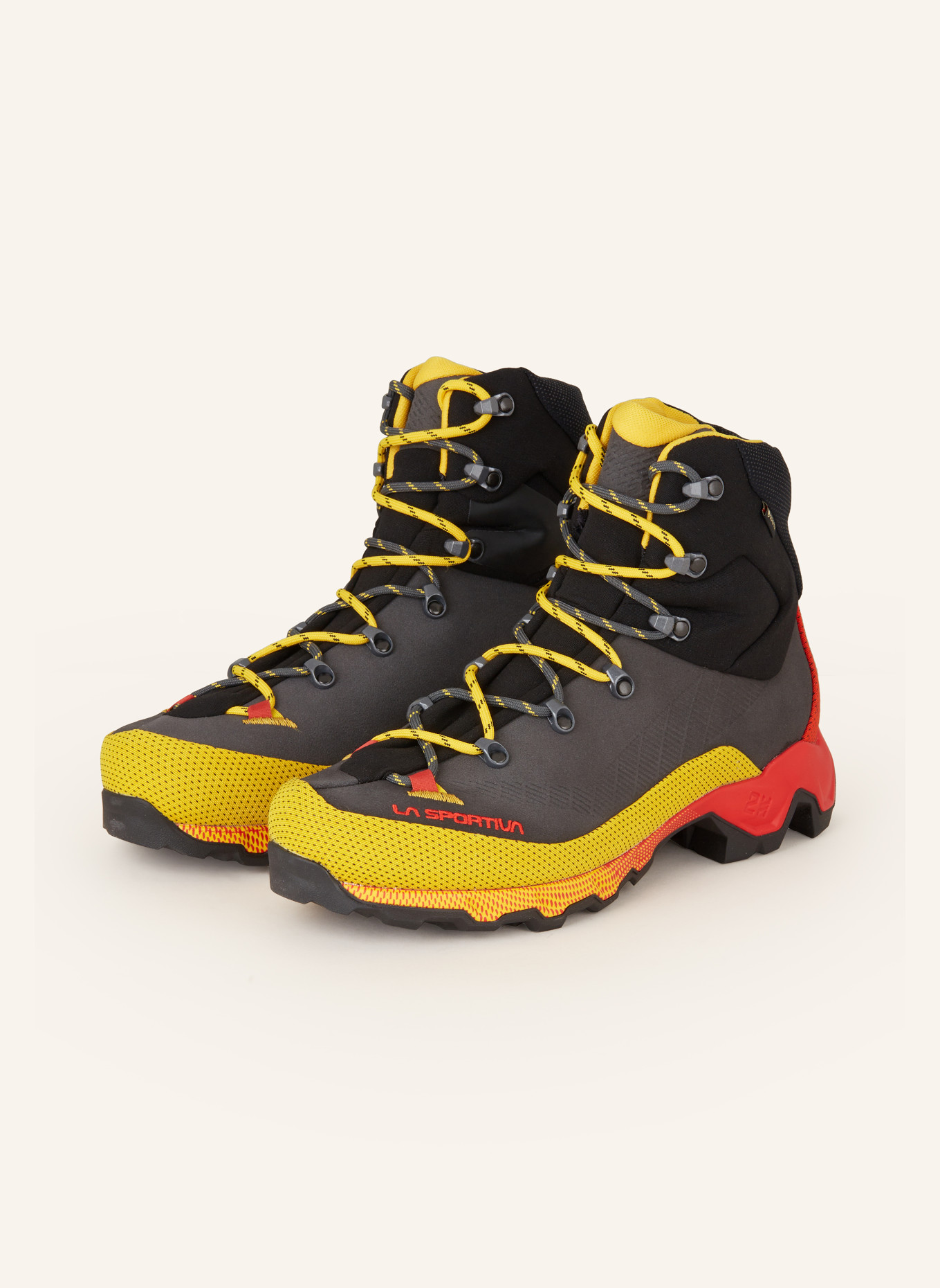 LA SPORTIVA Trekking shoes AEQUILIBRIUM TREK GTX, Color: BLACK/ YELLOW/ RED (Image 1)