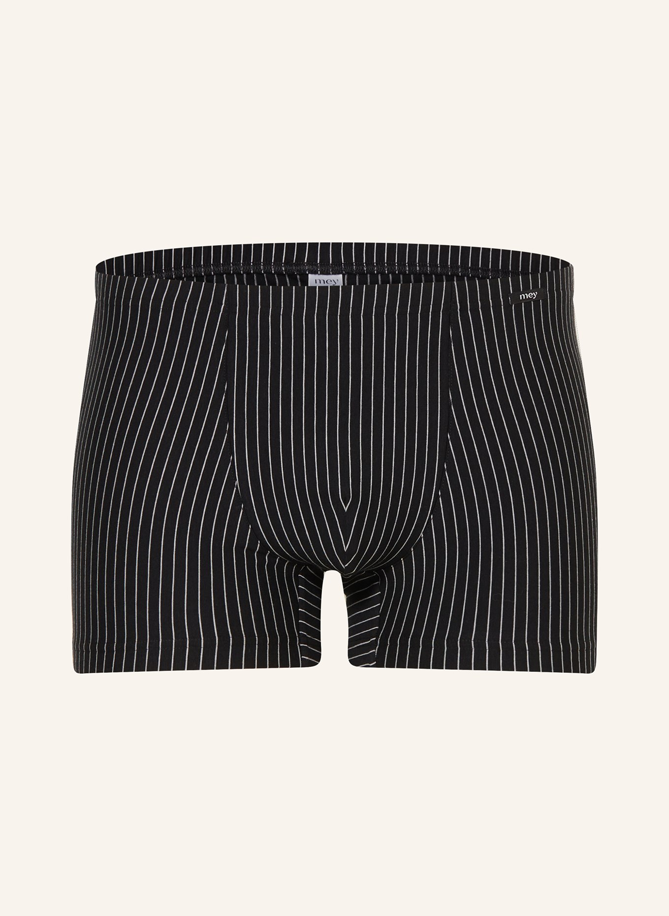 mey Boxer shorts series BC STRIPES, Color: BLACK/ WHITE (Image 1)