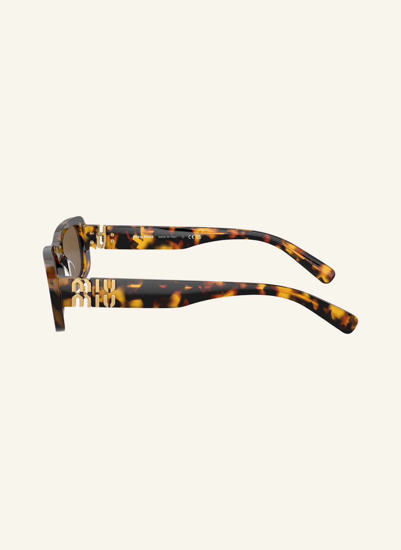 MIU MIU Sunglasses MU 08ZS, Color: VAU06B - HAVANA/ BROWN (Image 3)