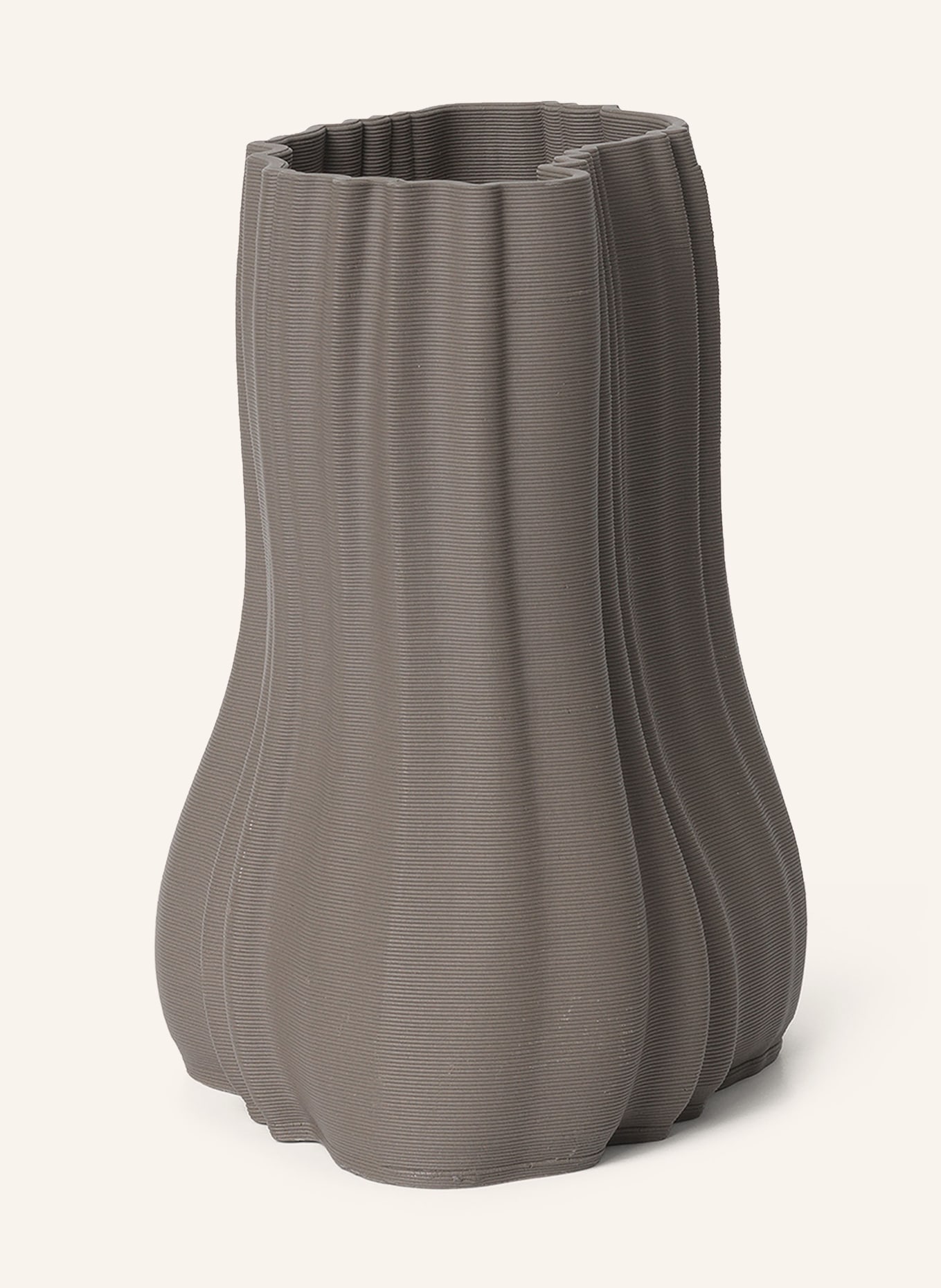 Ferm LIVING Vase MOIRE, Farbe: TAUPE (Bild 2)