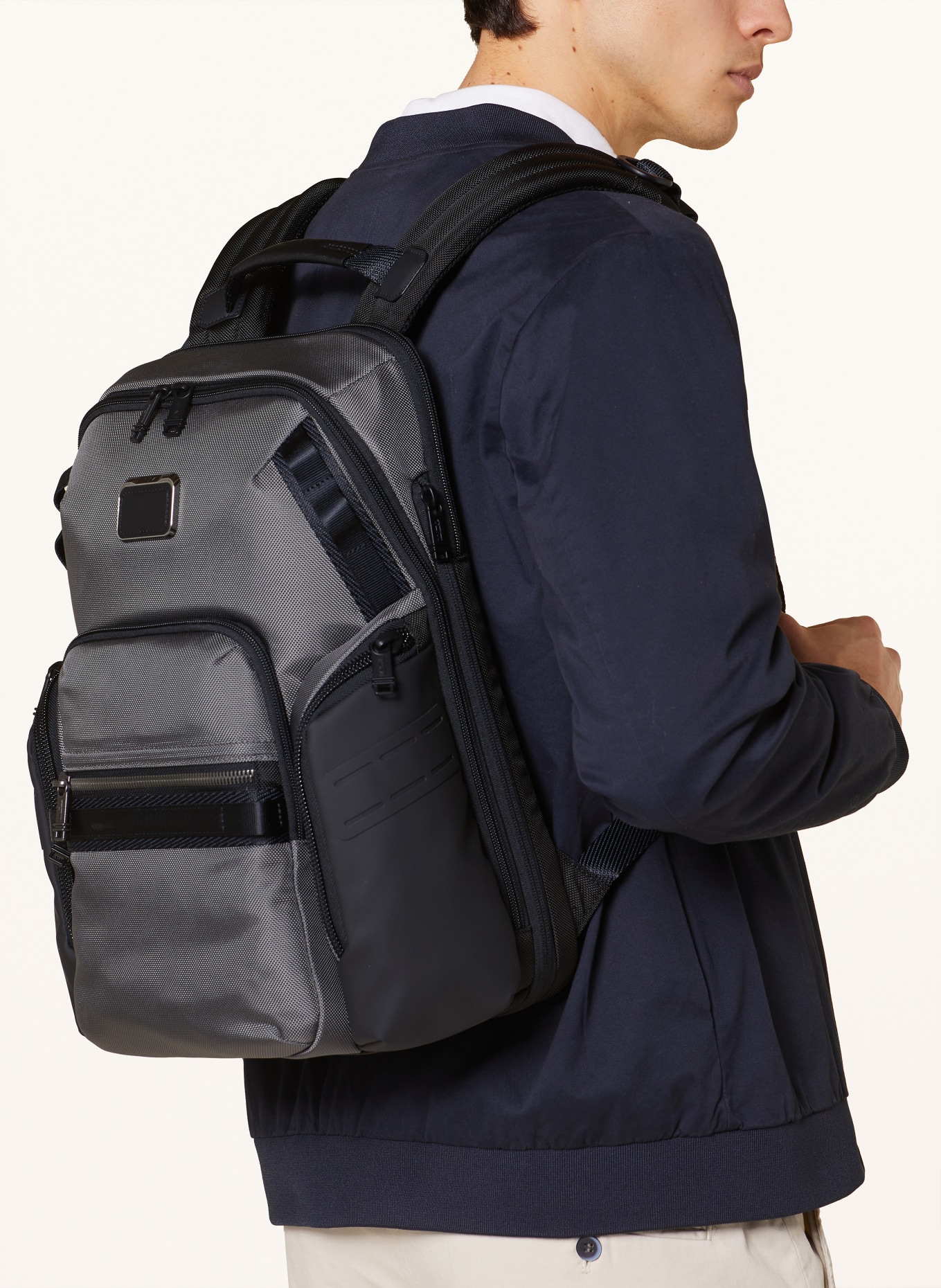 TUMI ALPHA BRAVO backpack NAVIGATION BACKPACK, Color: GRAY (Image 7)