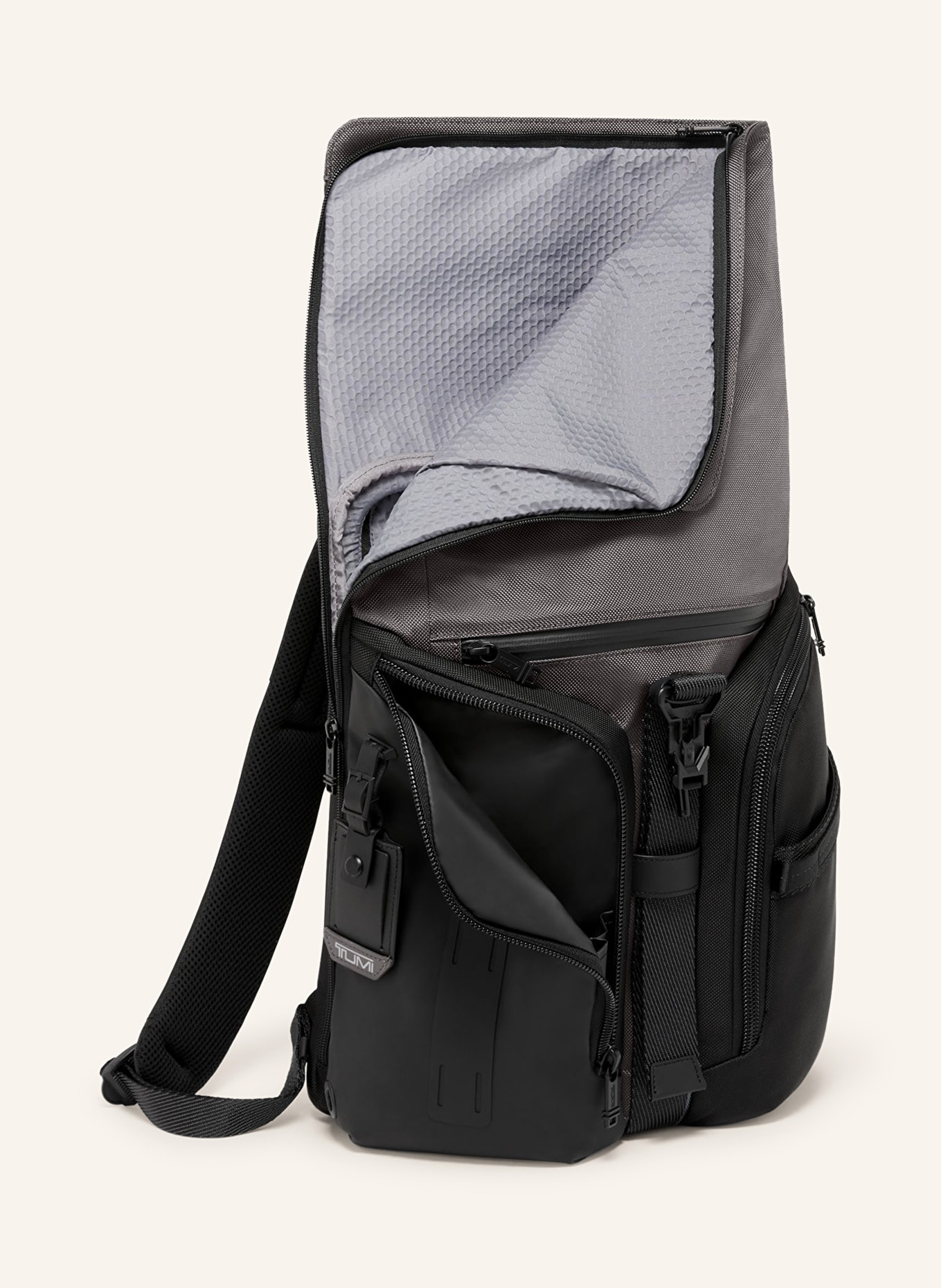 TUMI ALPHA BRAVO backpack LOGISTICS FLAP LID BACKPACK, Color: GRAY (Image 2)