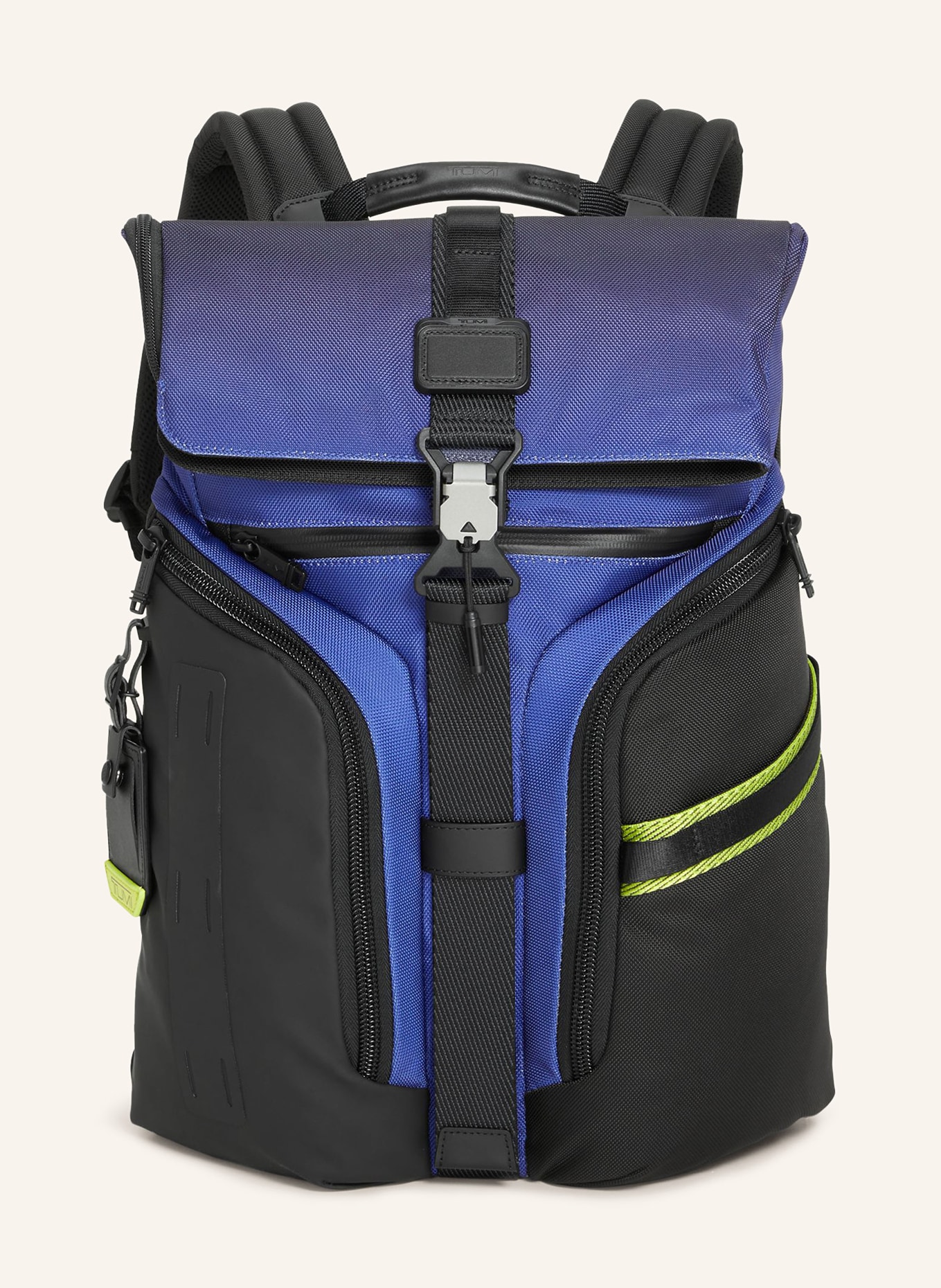 TUMI ALPHA BRAVO backpack LOGISTICS FLAP LID BACKPACK 23 l, Color: DARK BLUE/ BLUE (Image 1)