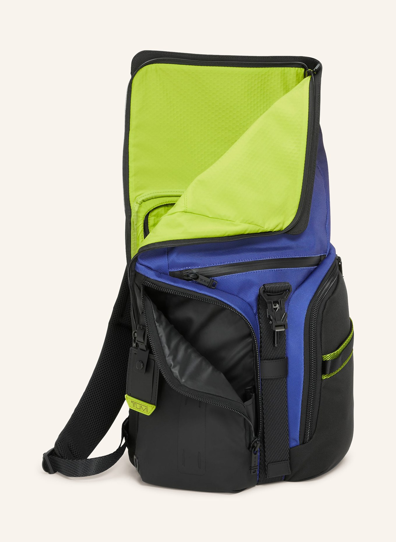 TUMI ALPHA BRAVO backpack LOGISTICS FLAP LID BACKPACK 23 l, Color: DARK BLUE/ BLUE (Image 2)