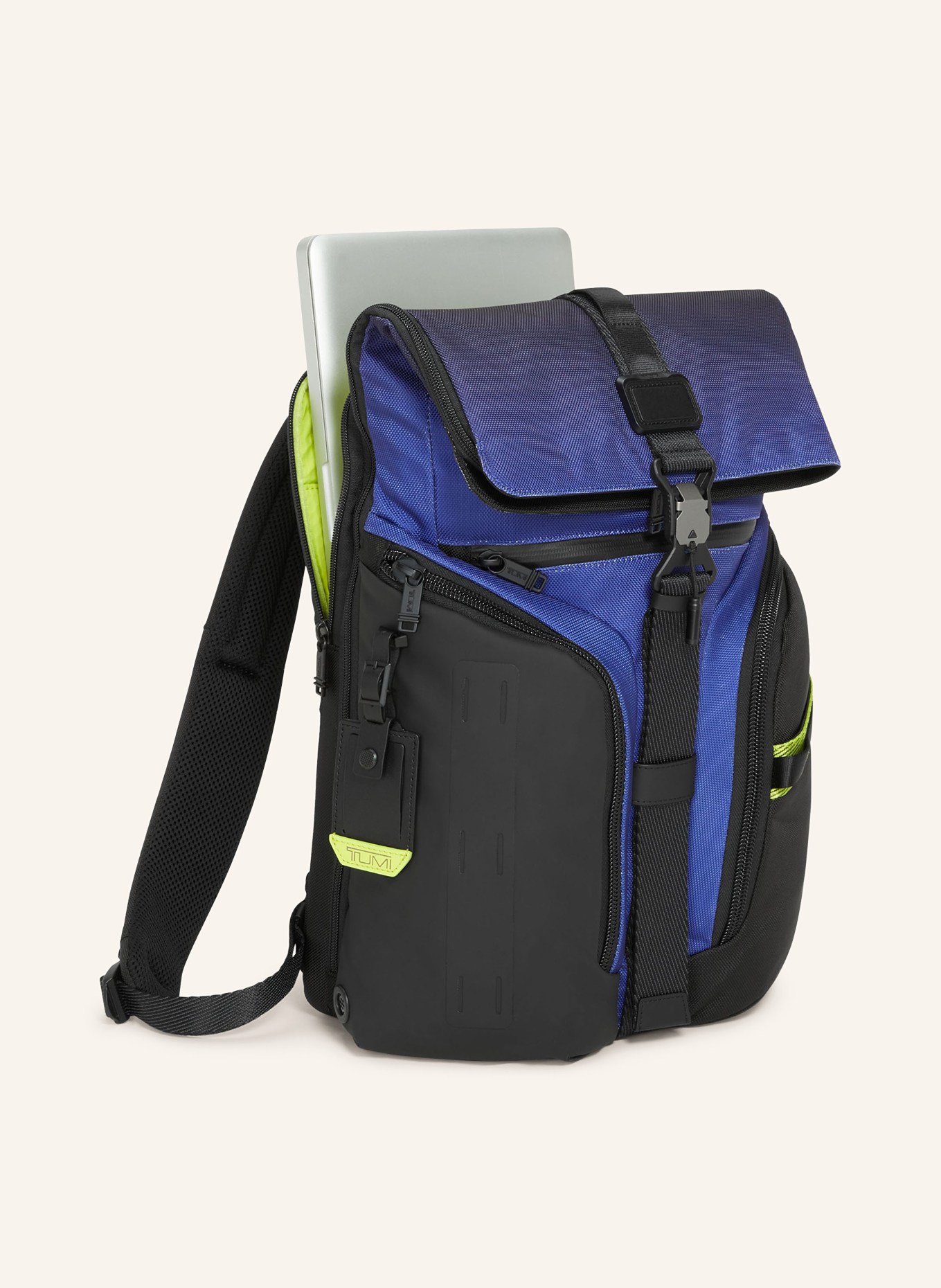 TUMI ALPHA BRAVO backpack LOGISTICS FLAP LID BACKPACK 23 l, Color: DARK BLUE/ BLUE (Image 3)