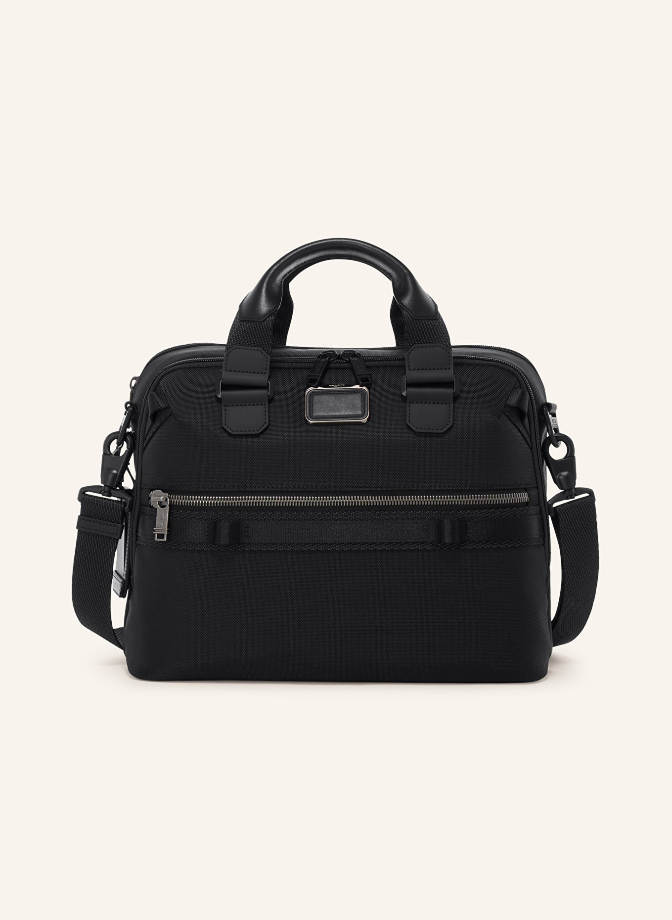 TUMI ALPHA BRAVO business bag CALHOUN with laptop compartment, Color: BLACK (Image 1)
