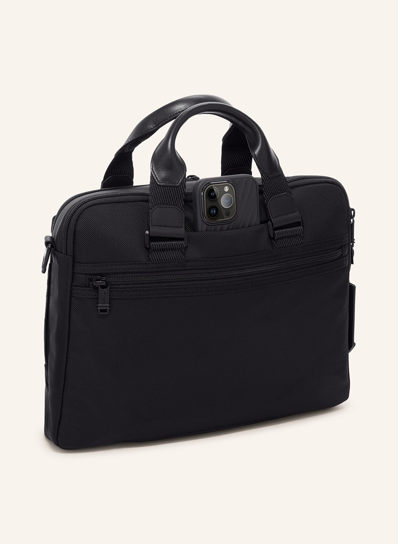TUMI ALPHA BRAVO business bag CALHOUN with laptop compartment, Color: BLACK (Image 3)
