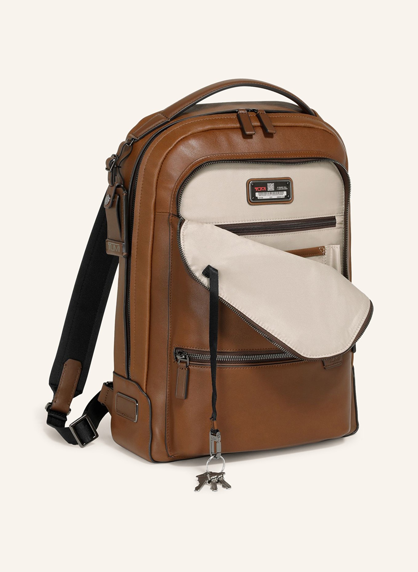 TUMI HARRISON backpack BRADNER BACKPACK 10 l, Color: COGNAC (Image 3)