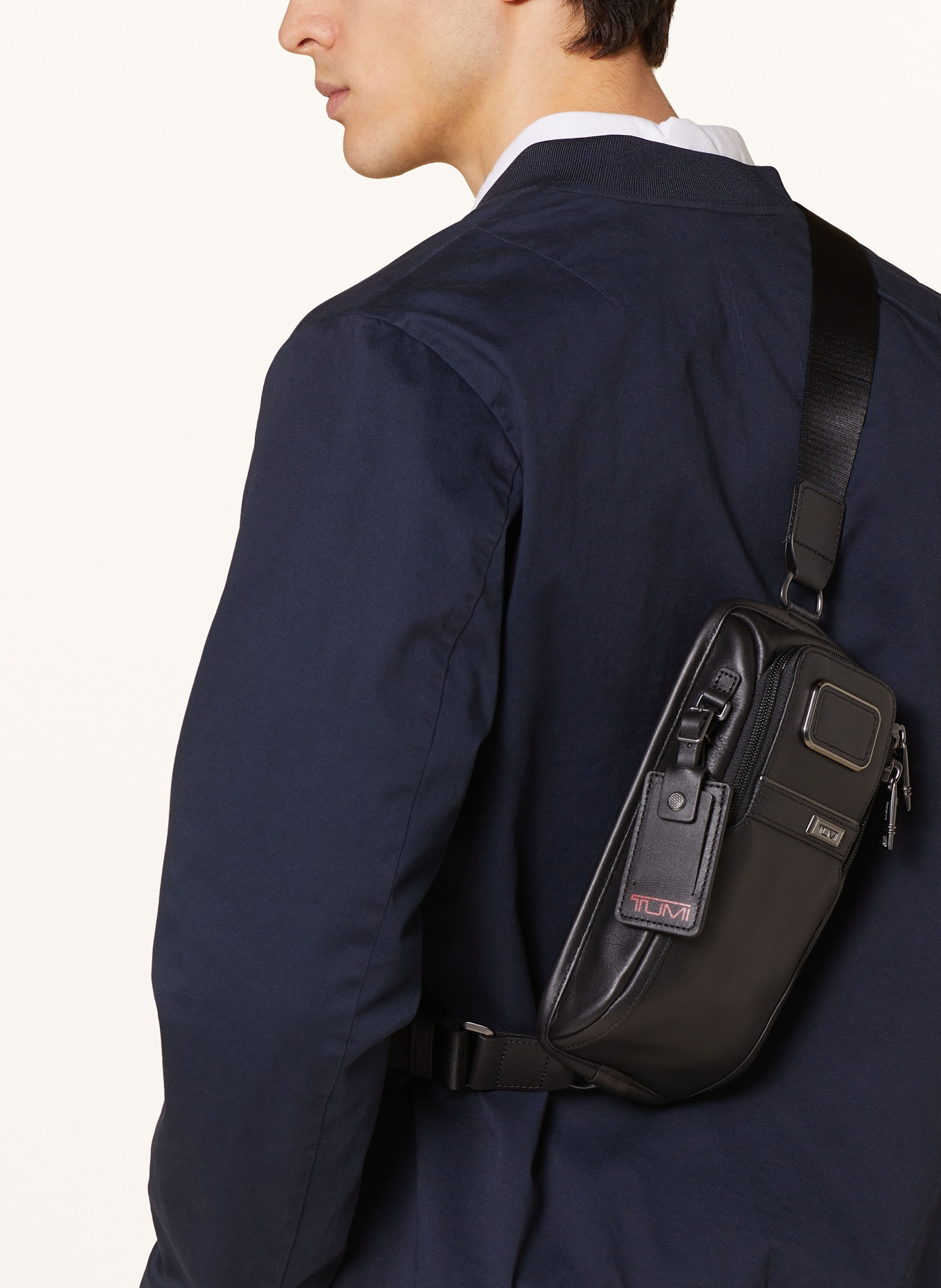 TUMI ALPHA waist bag, Color: BLACK (Image 4)