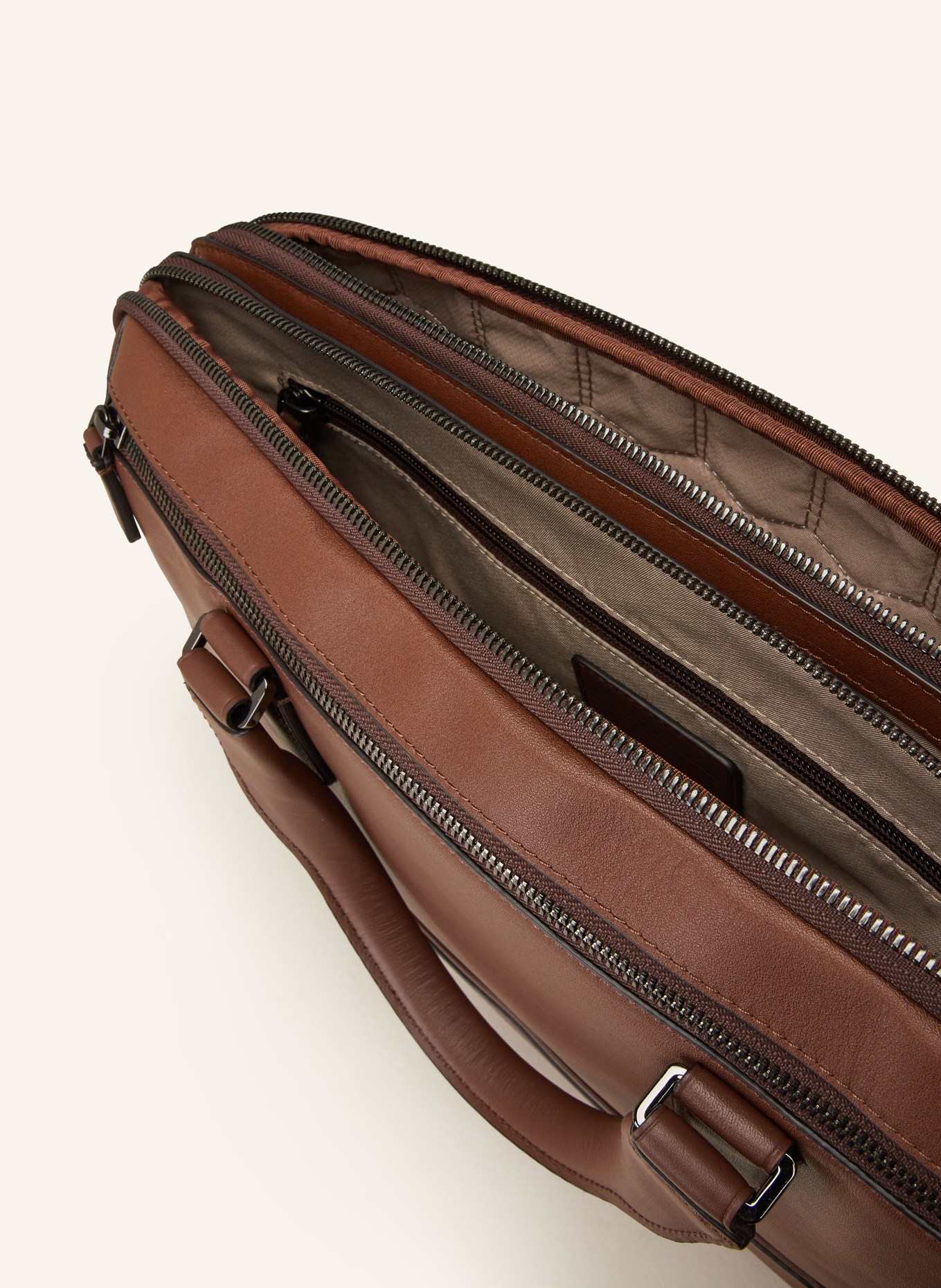 TUMI HARRISON laptop bag SYCAMORE SLIM BRIEF, Color: COGNAC (Image 3)