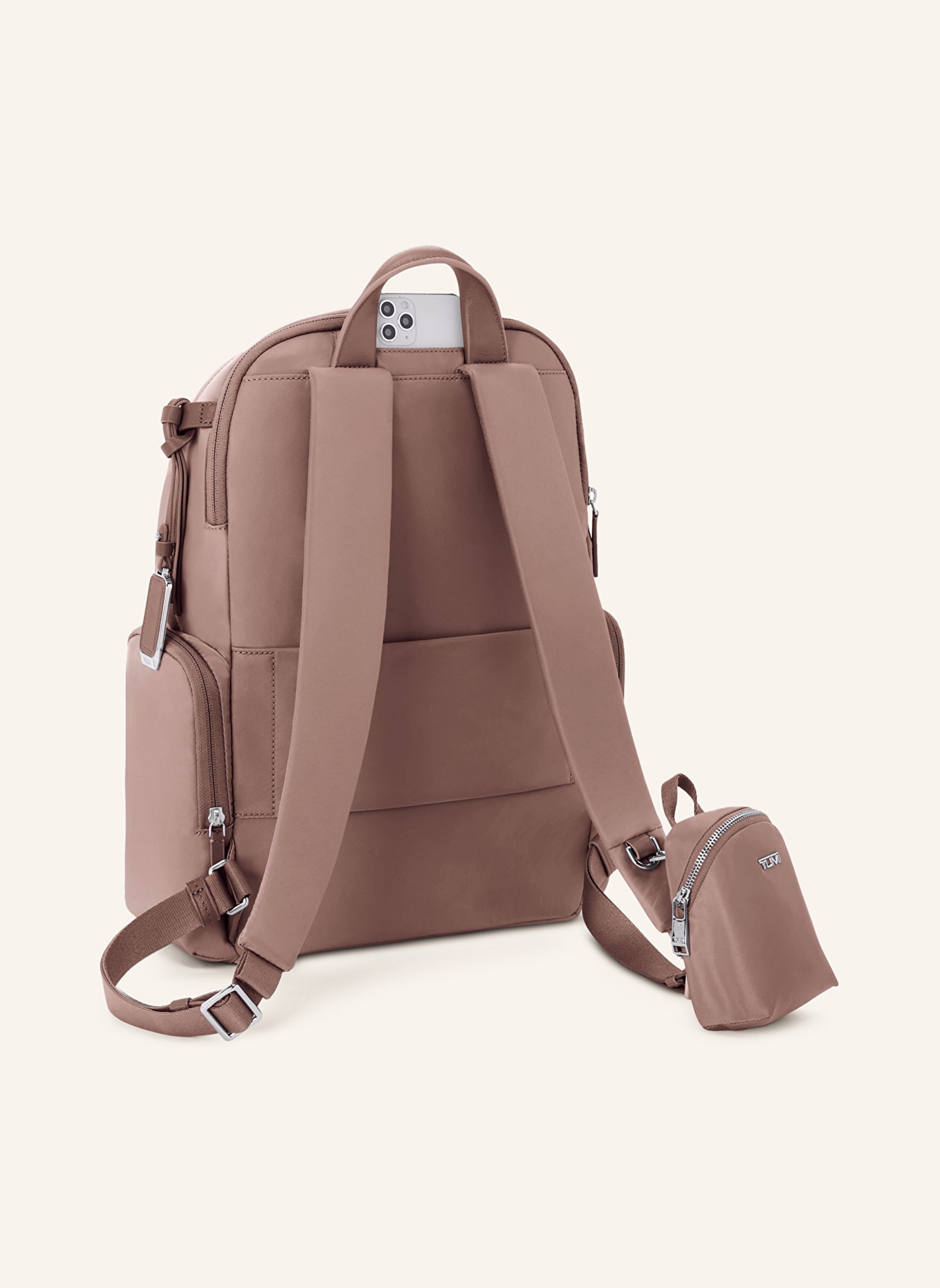 TUMI VOYAGEUR backpack CELINA with laptop compartment, Color: ROSE (Image 4)