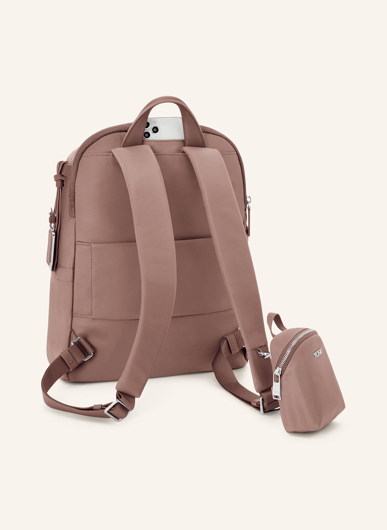 TUMI VOYAGEUR backpack HALSEY with laptop compartment, Color: ROSE (Image 4)