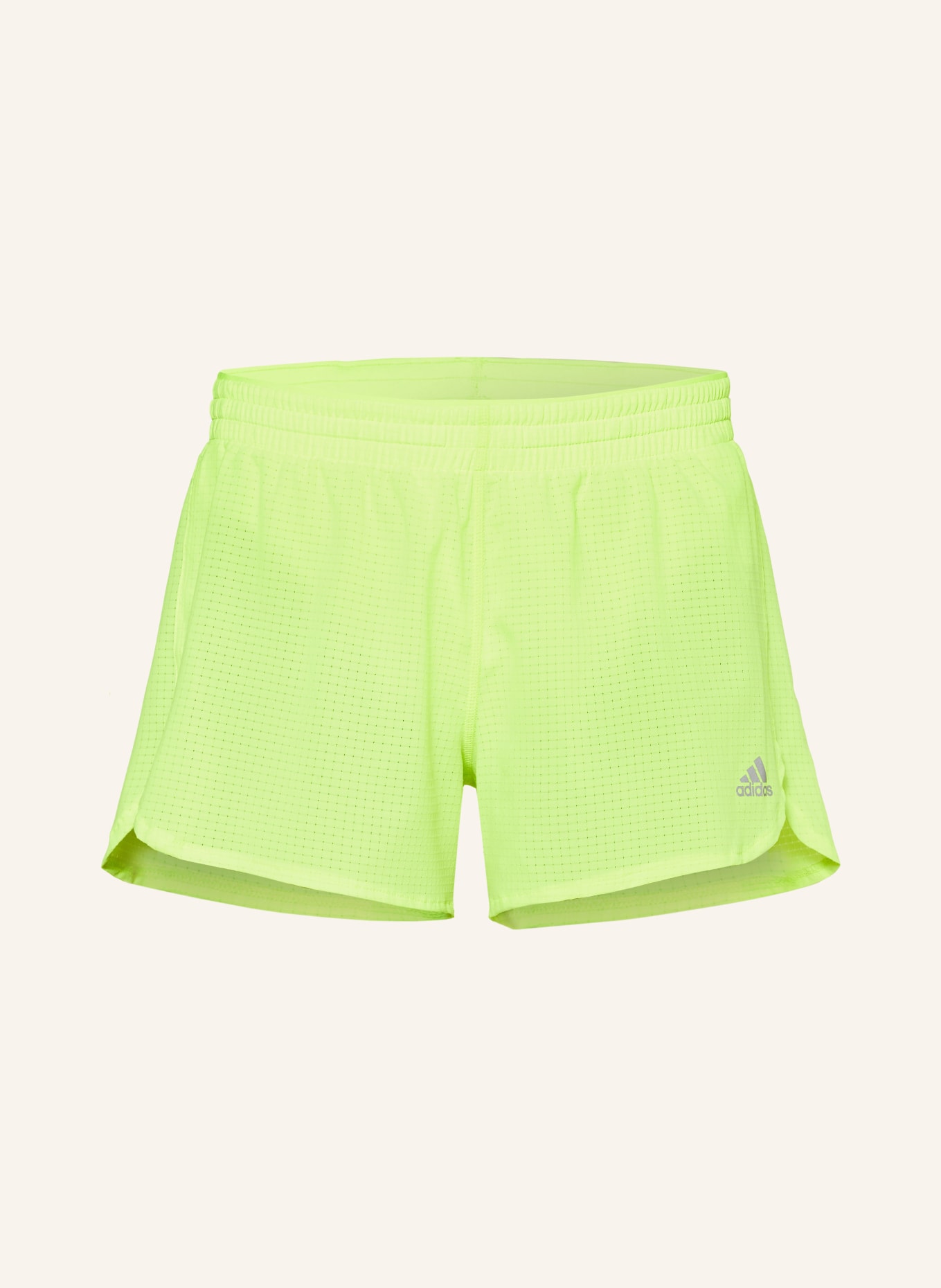 adidas 2-in-1 running shorts FAST RUNNING, Color: NEON YELLOW (Image 1)
