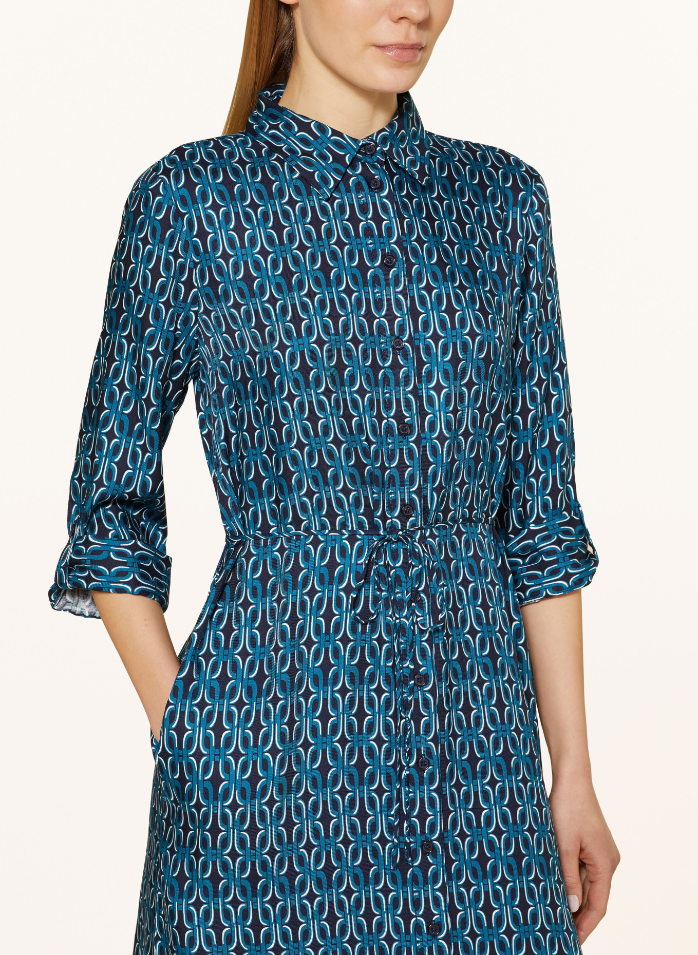 HOBBS Shirt dress CALI, Color: TEAL/ BLUE (Image 4)