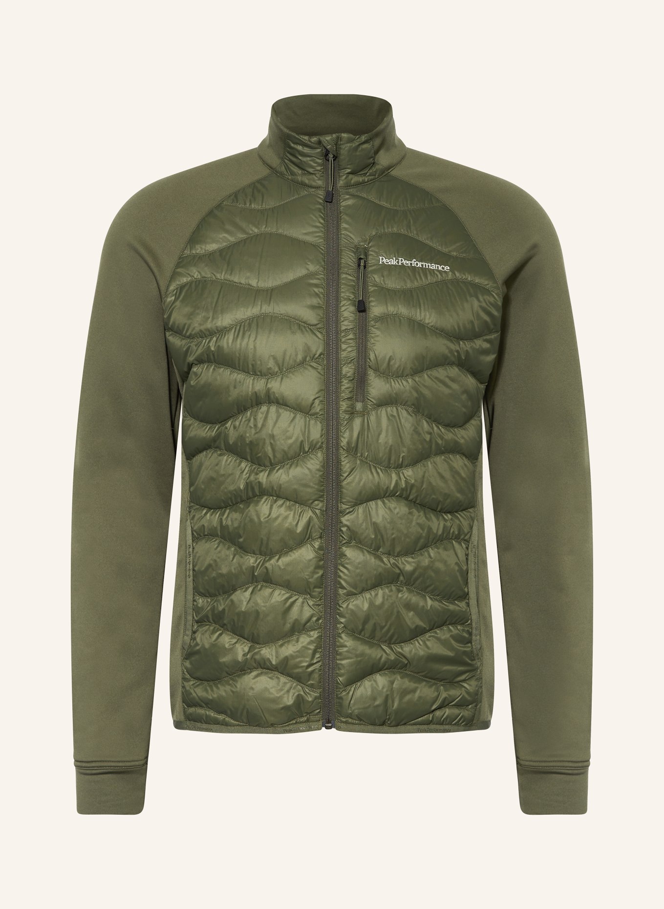 Peak Performance Hybrid down jacket HELIUM, Color: GREEN (Image 1)