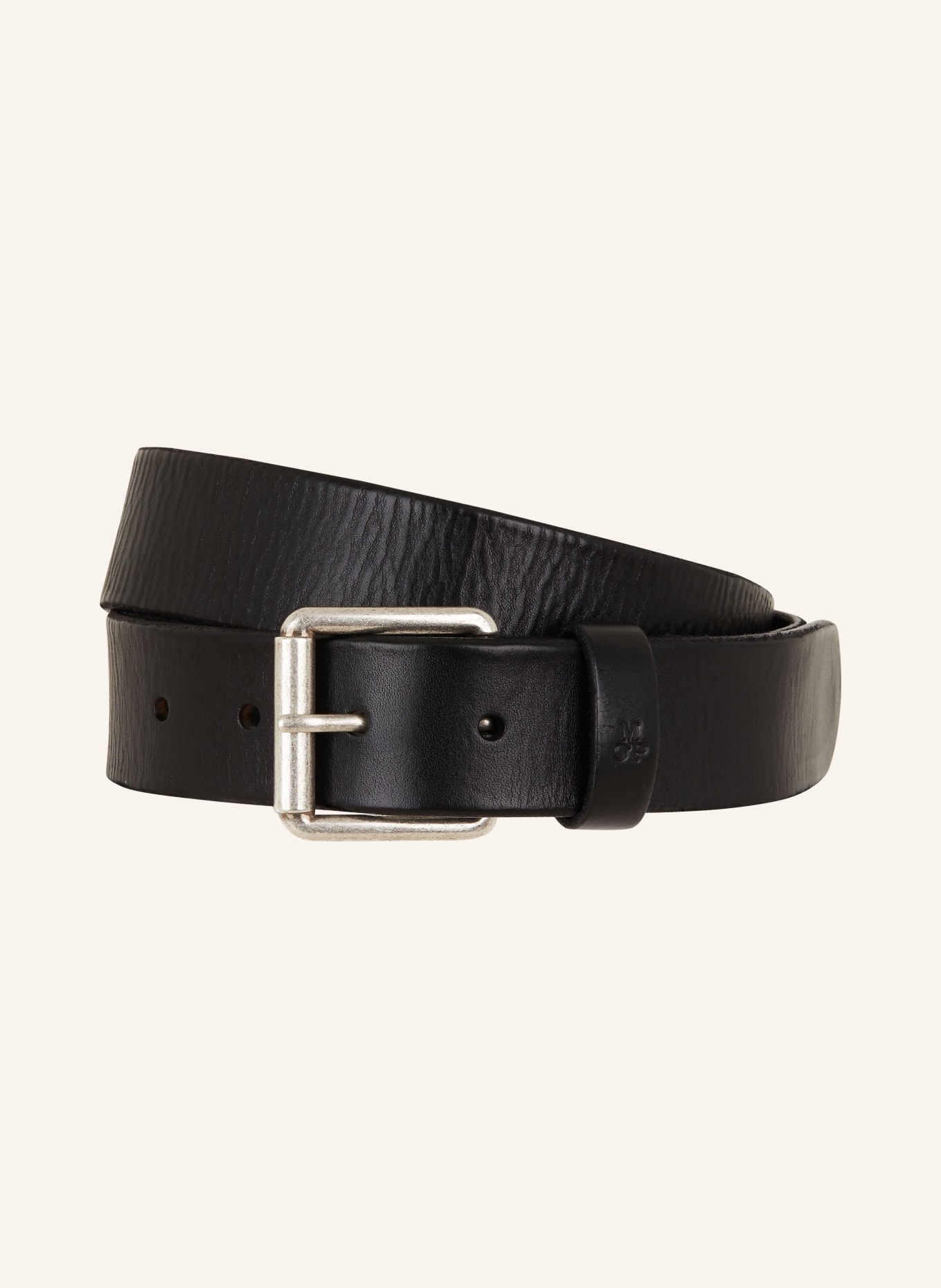 Marc O'Polo Leather belt, Color: BLACK (Image 1)