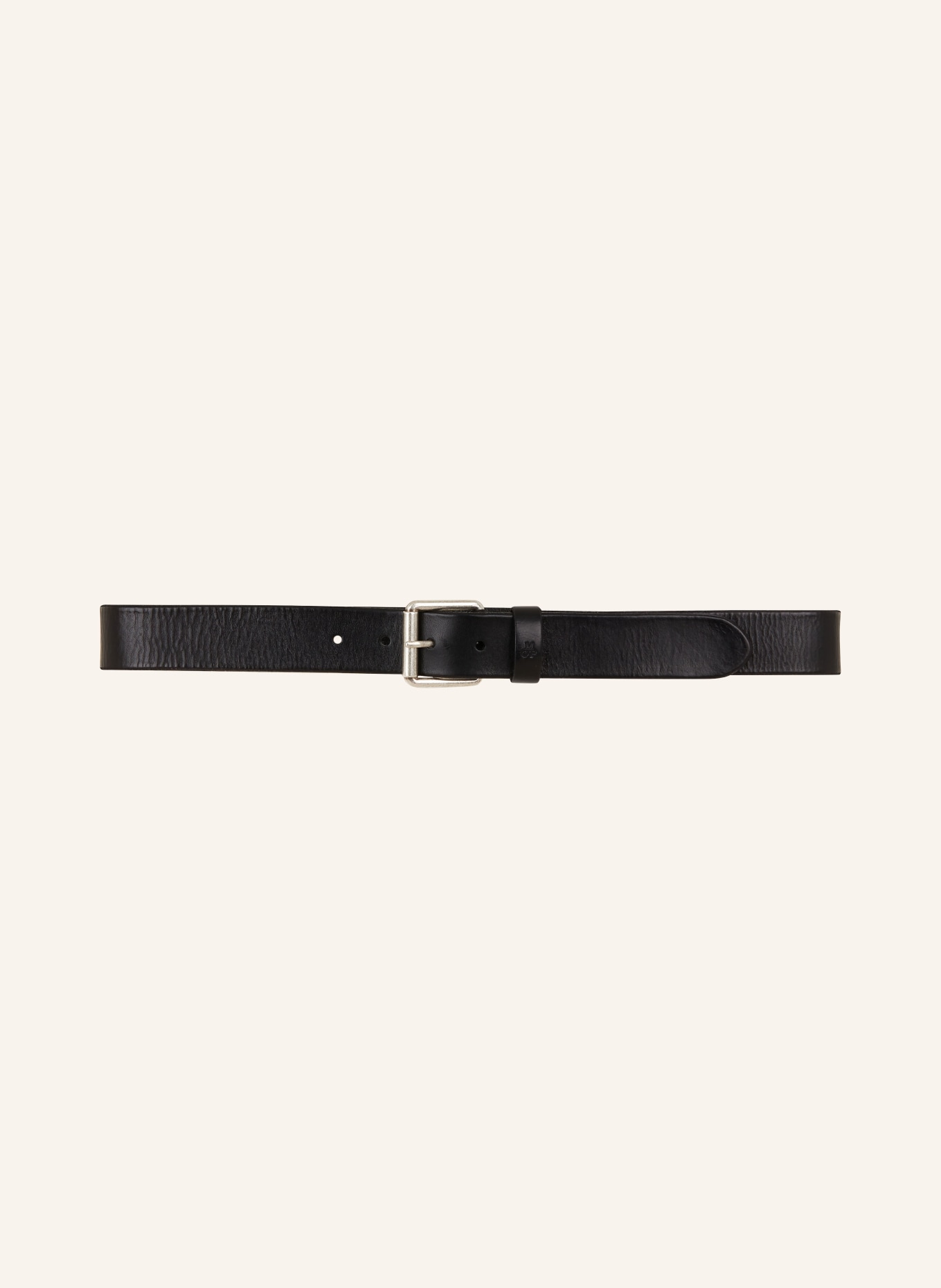 Marc O'Polo Leather belt, Color: BLACK (Image 2)
