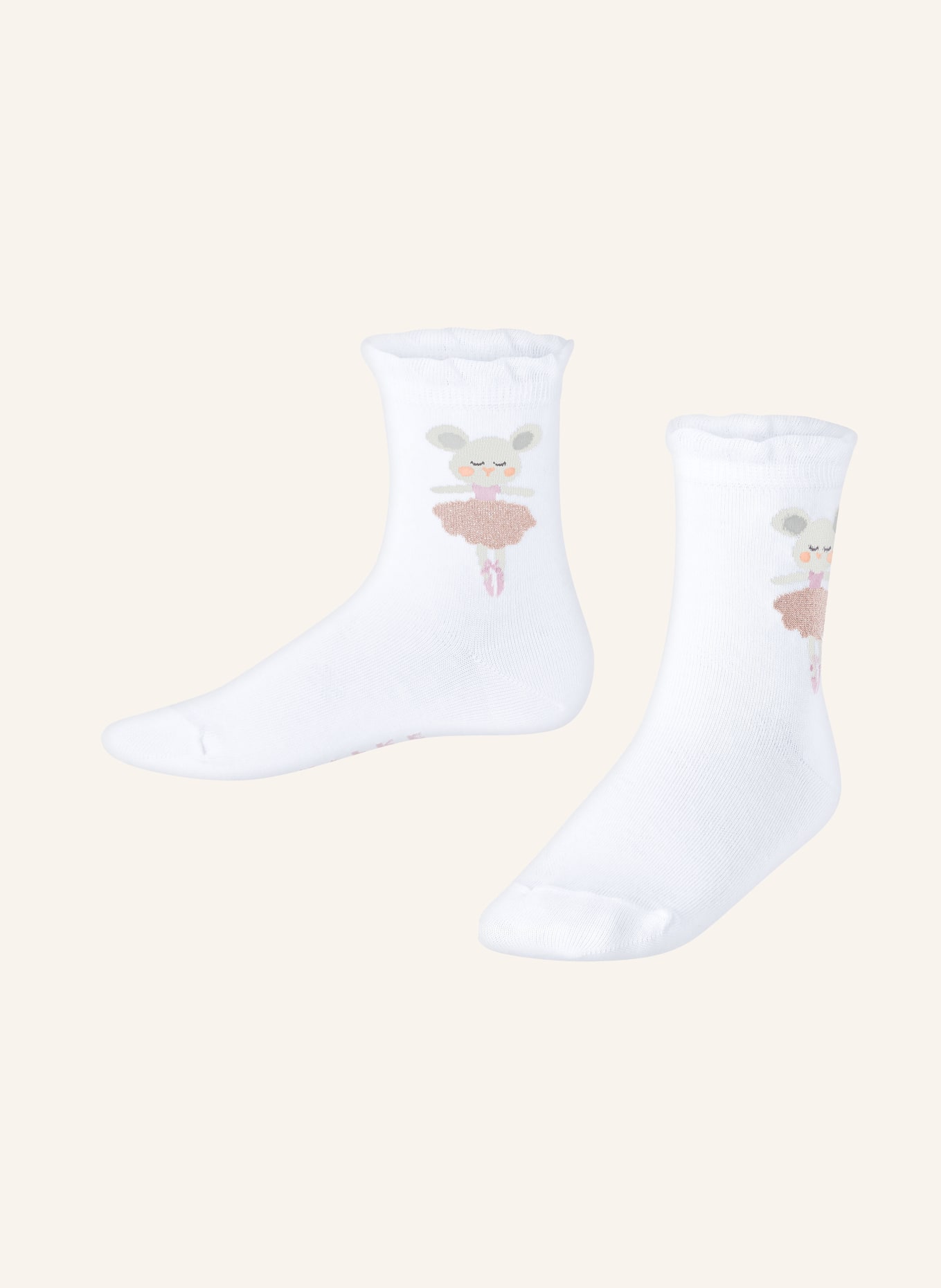 FALKE Ponožky BALLERINA MOUSE, Barva: 2000 WHITE (Obrázek 1)