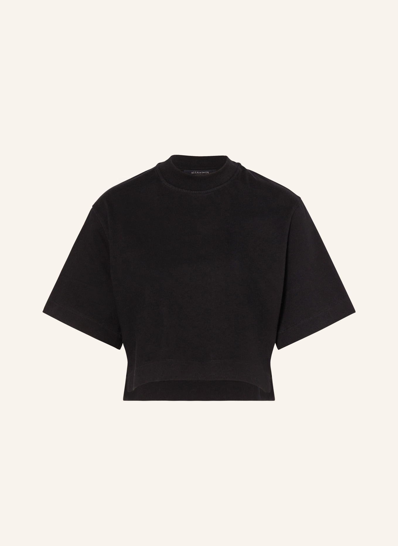 ALLSAINTS Cropped shirt LOTTIE, Color: BLACK (Image 1)