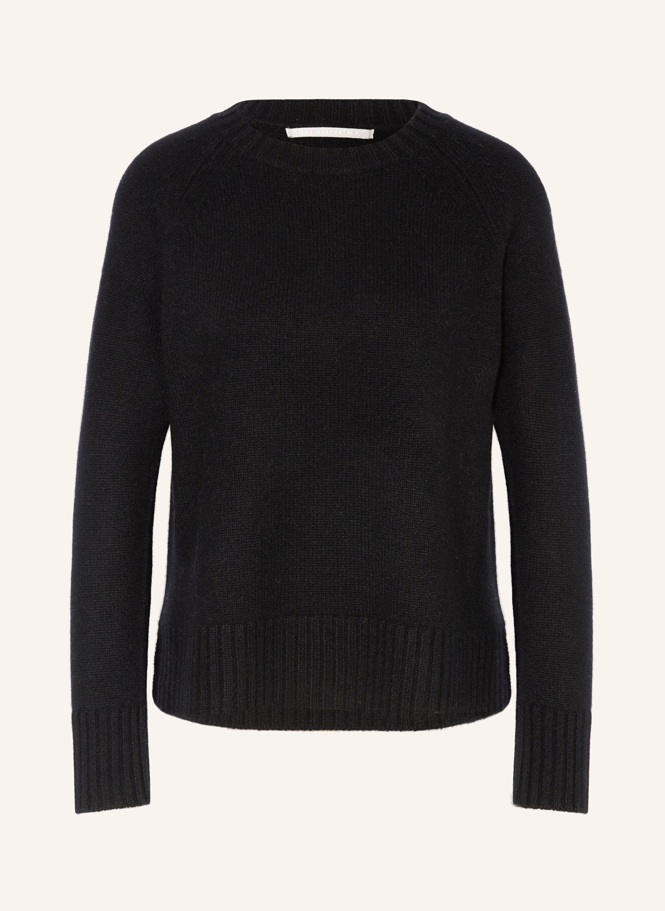 (THE MERCER) N.Y. Cashmere-Pullover: 901 black schwarz