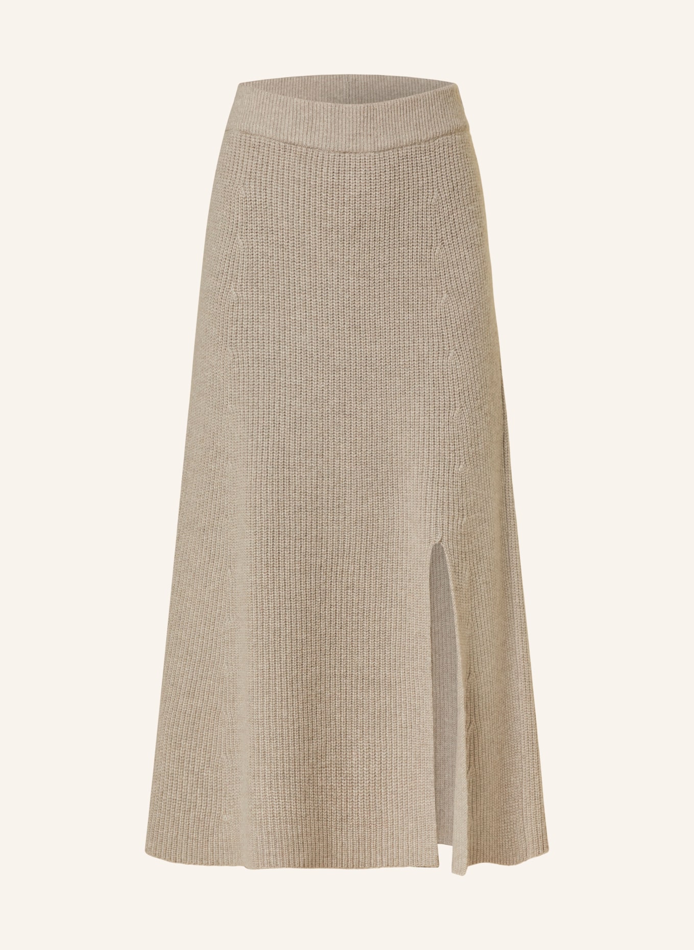 (THE MERCER) N.Y. Knit skirt in cashmere, Color: TAUPE (Image 1)